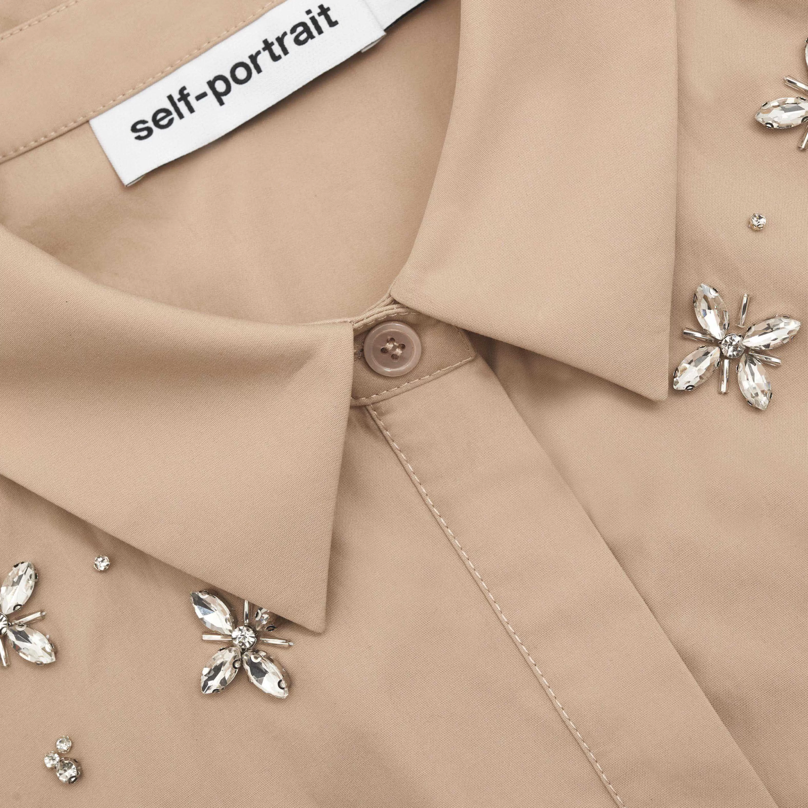beige_cotton_embellished_top_9613.webp Clearance Cotton Embellished Top Co-ords | Tops