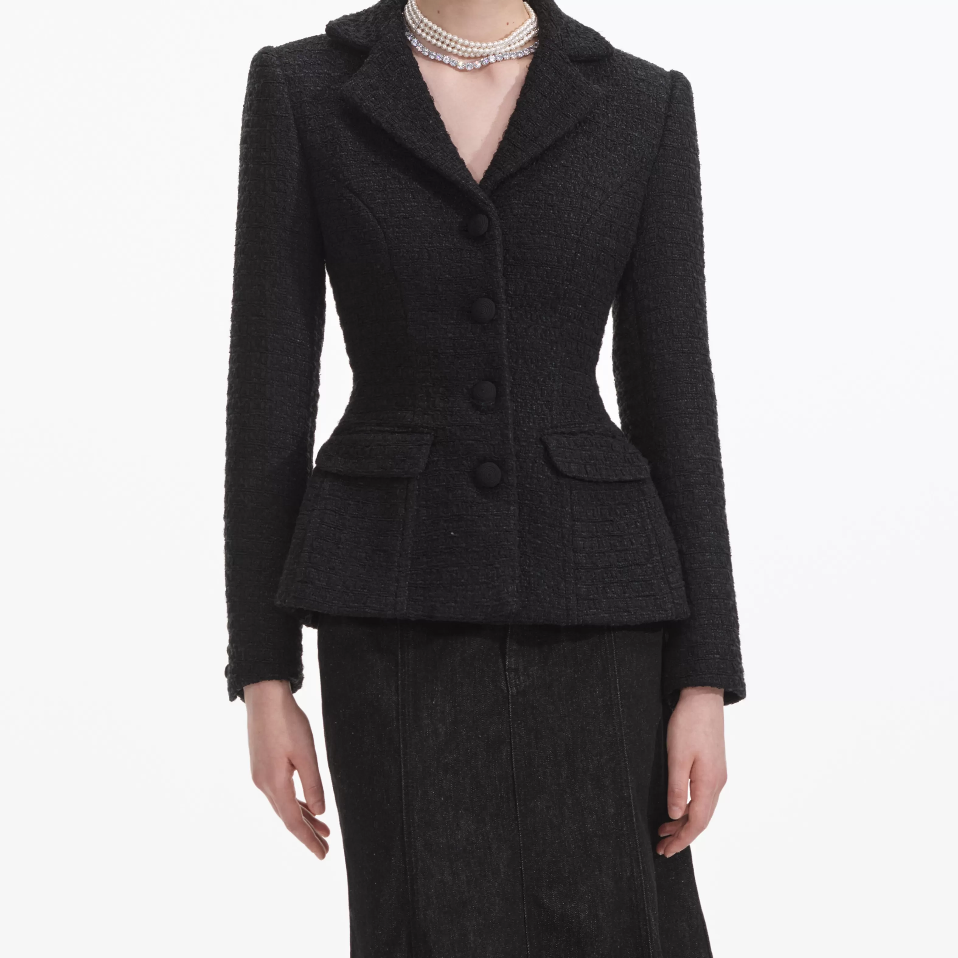 black_boucle_jacket_10546.webp Online Boucle Jacket Outerwear
