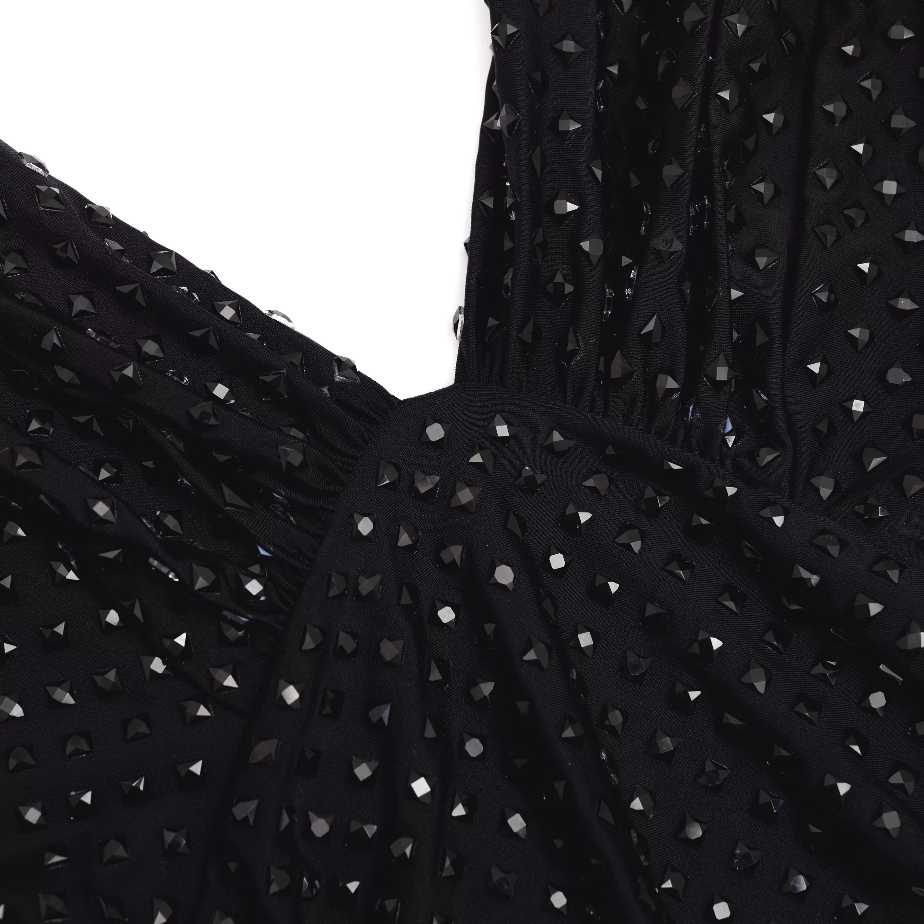 black_jersey_rhinestone_mini_dress_7906.webp New Jersey Rhinestone Mini Dress Dresses
