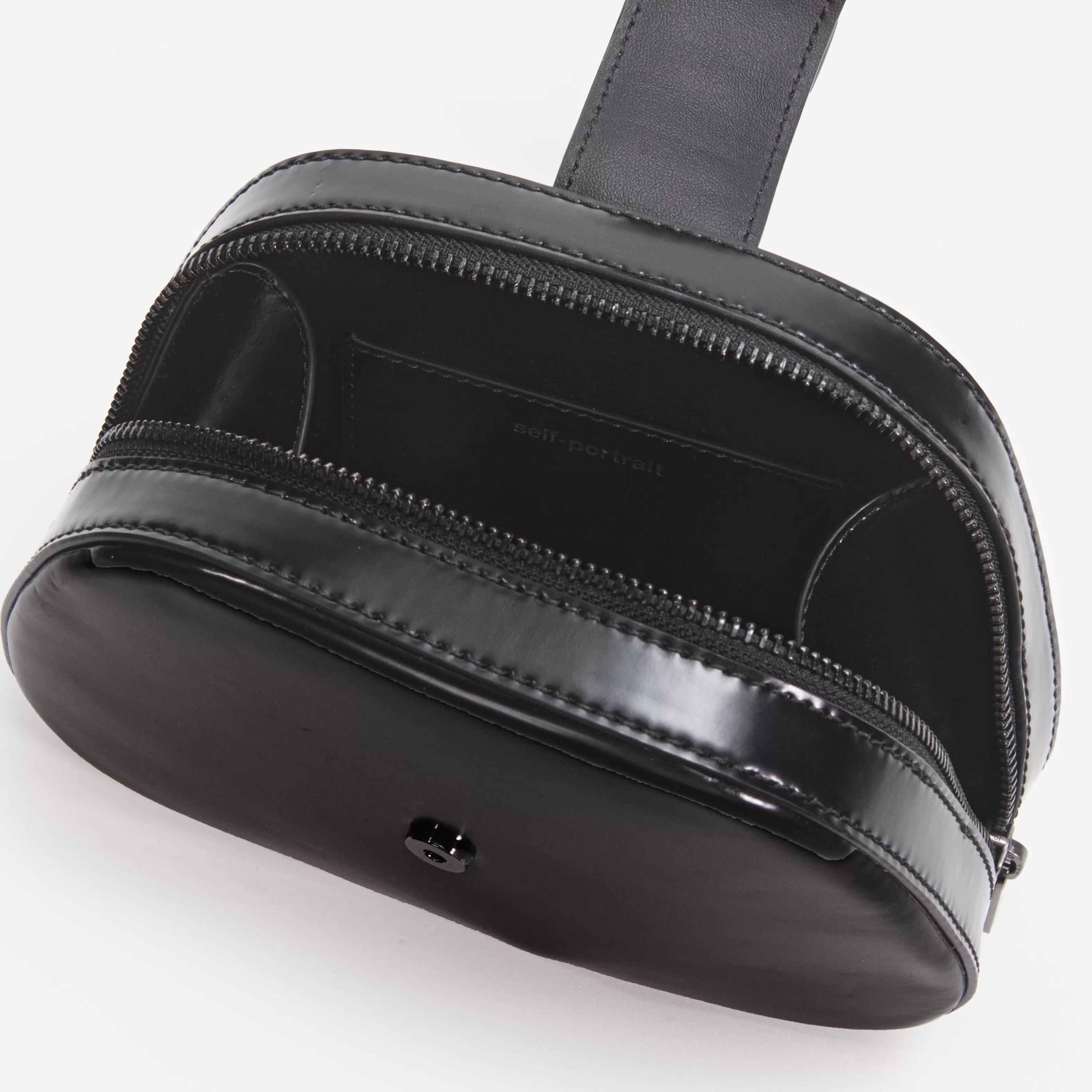 black_leather_top_handle_mini_bag_11170.webp Discount Leather Top Handle Mini Bag Handbags