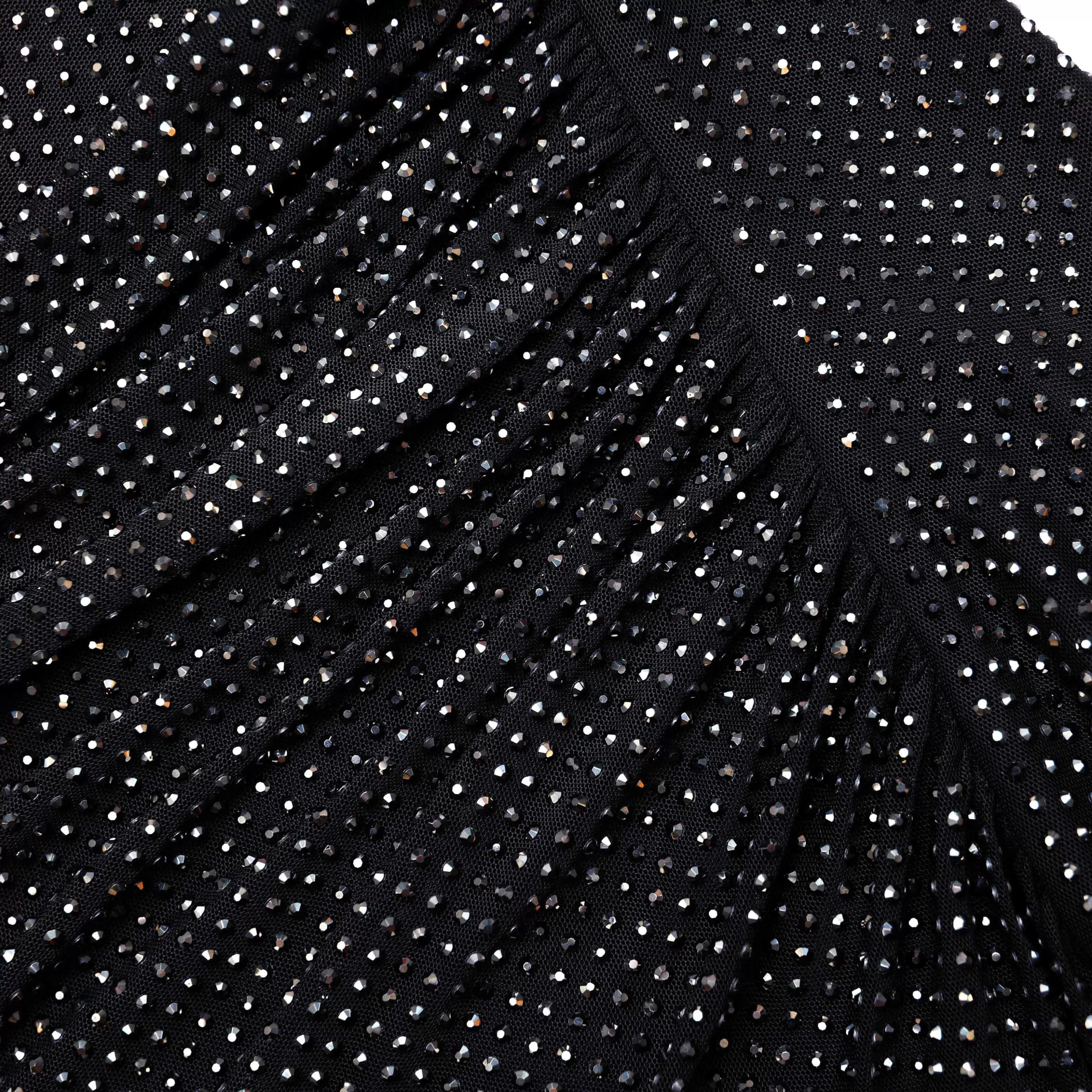 black_rhinestone_mesh_cut_out_maxi_dress_6105.webp Sale Rhinestone Mesh Cut Out Maxi Dress Dresses