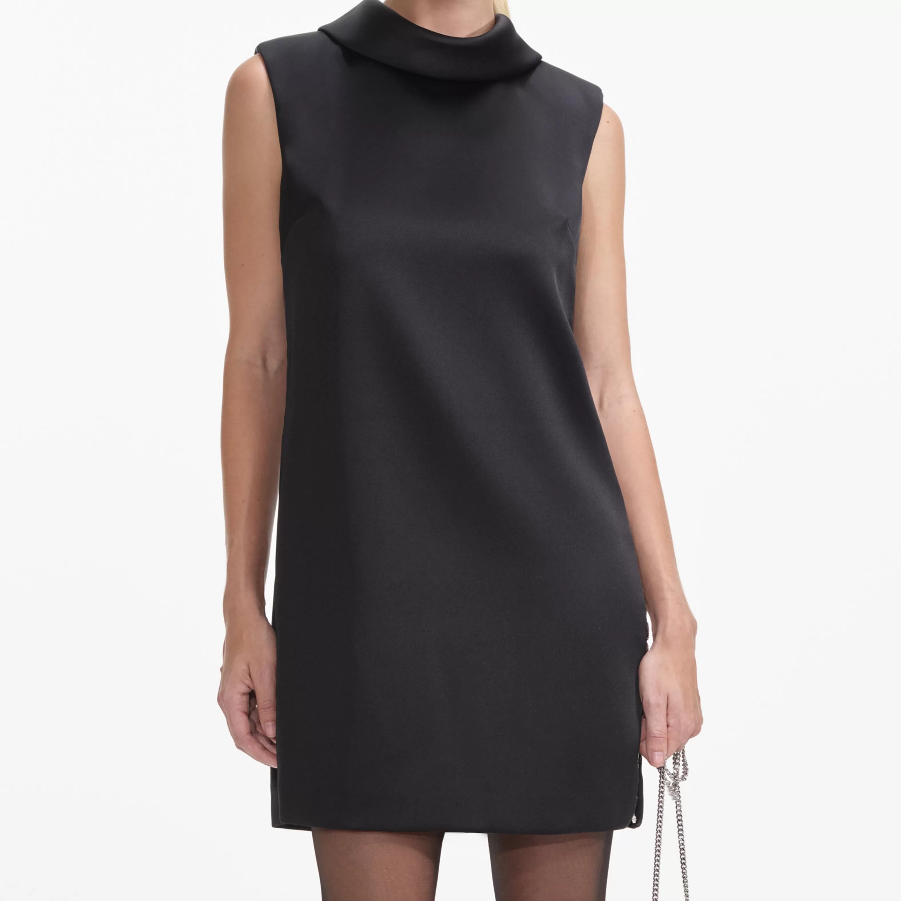 black_satin_chain_detail_mini_dress_6339.webp Cheap Satin Chain Detail Mini Dress Dresses