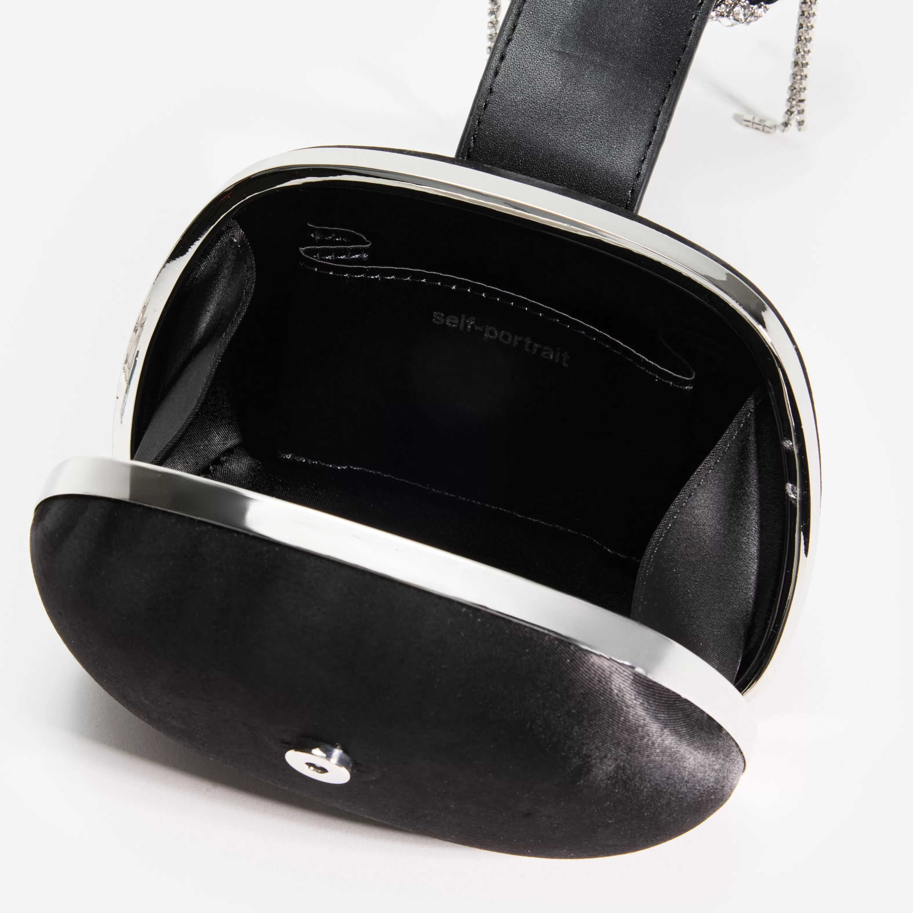 black_satin_top_handle_clutch_bag_11252.webp Sale Satin Top Handle Clutch Bag Handbags