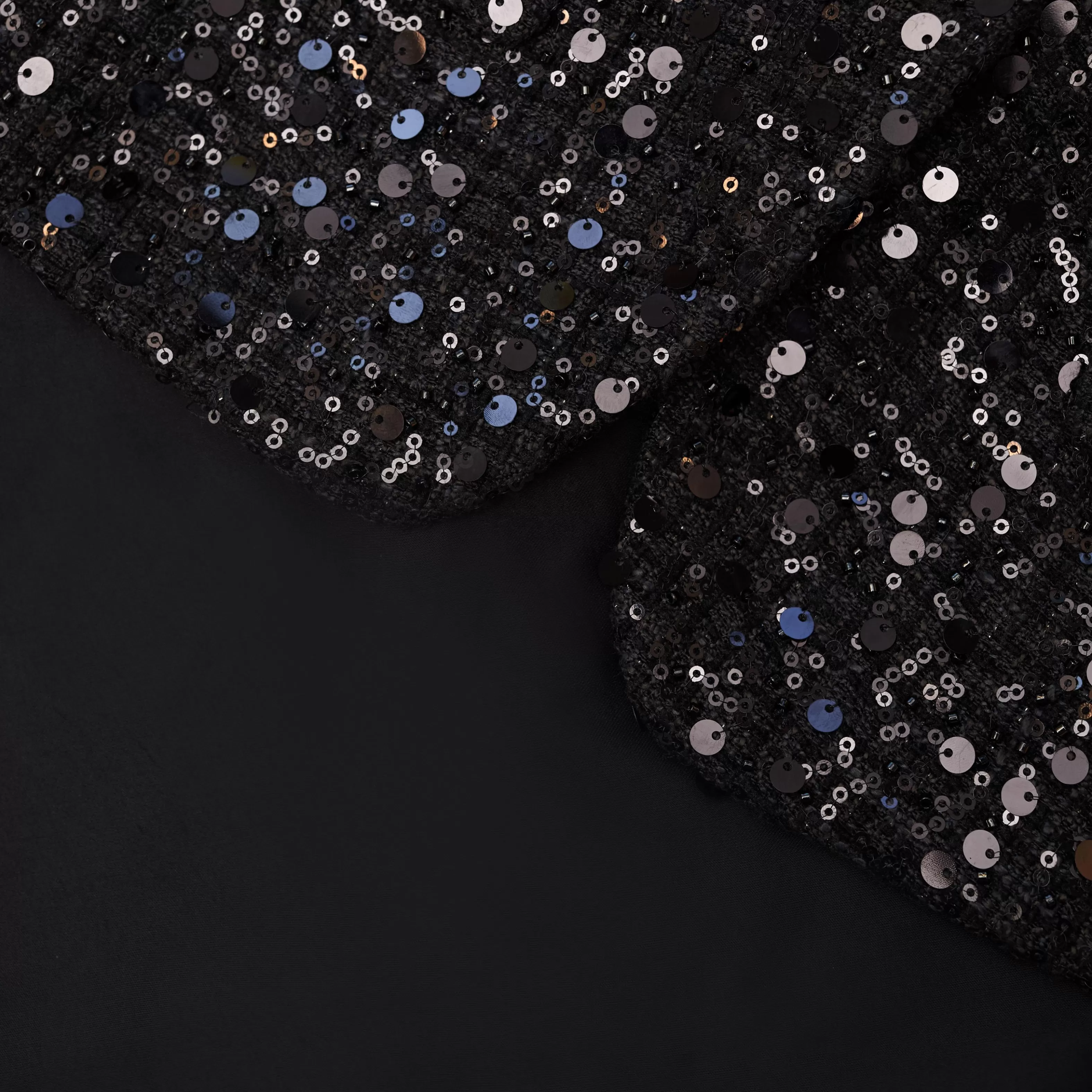 black_sequin_boucle_maxi_dress_7612.webp Sale Sequin Boucle Maxi Dress Dresses | Exclusives