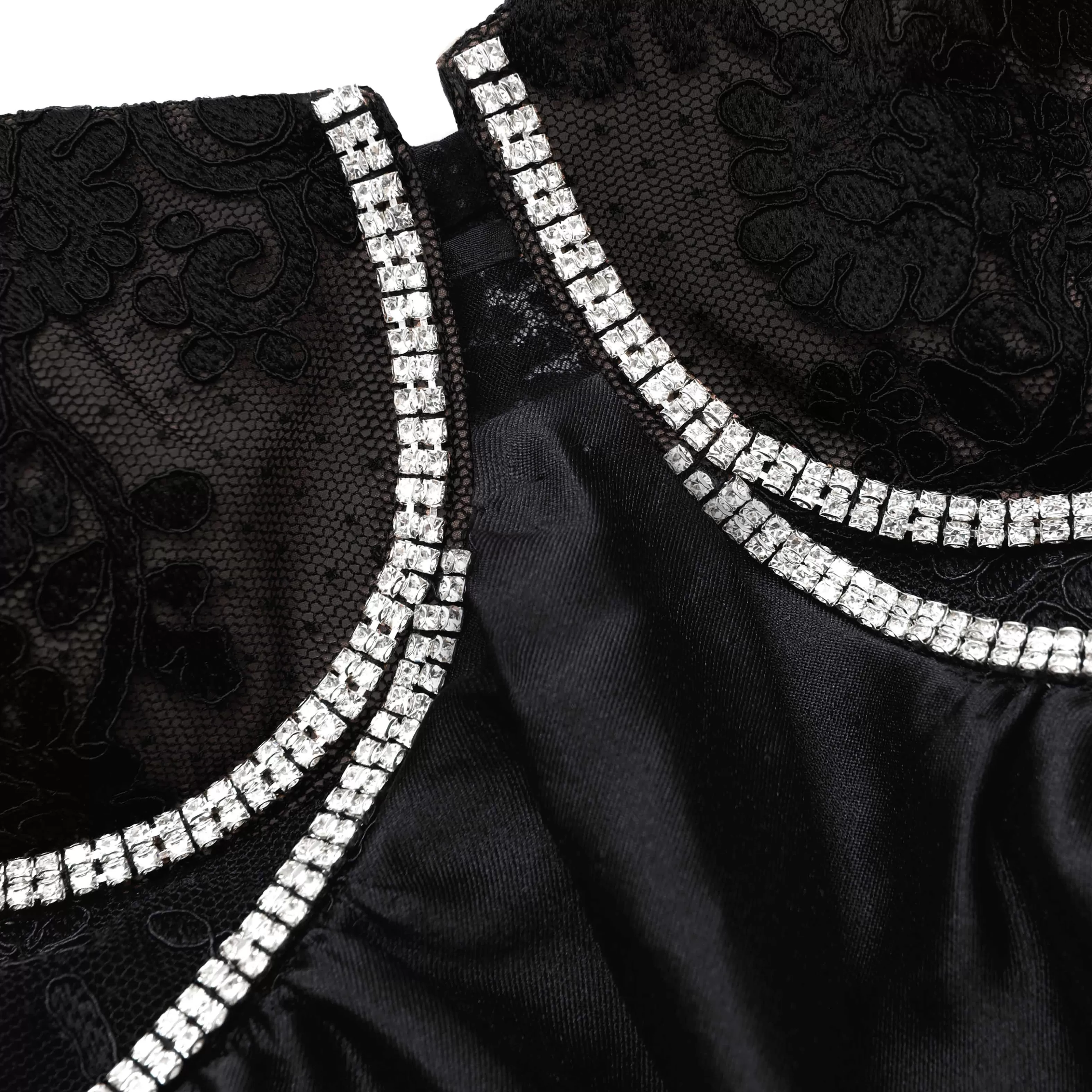 black_taffetta_diamante_mini_dress_7458.webp Hot Taffetta Diamante Mini Dress Dresses