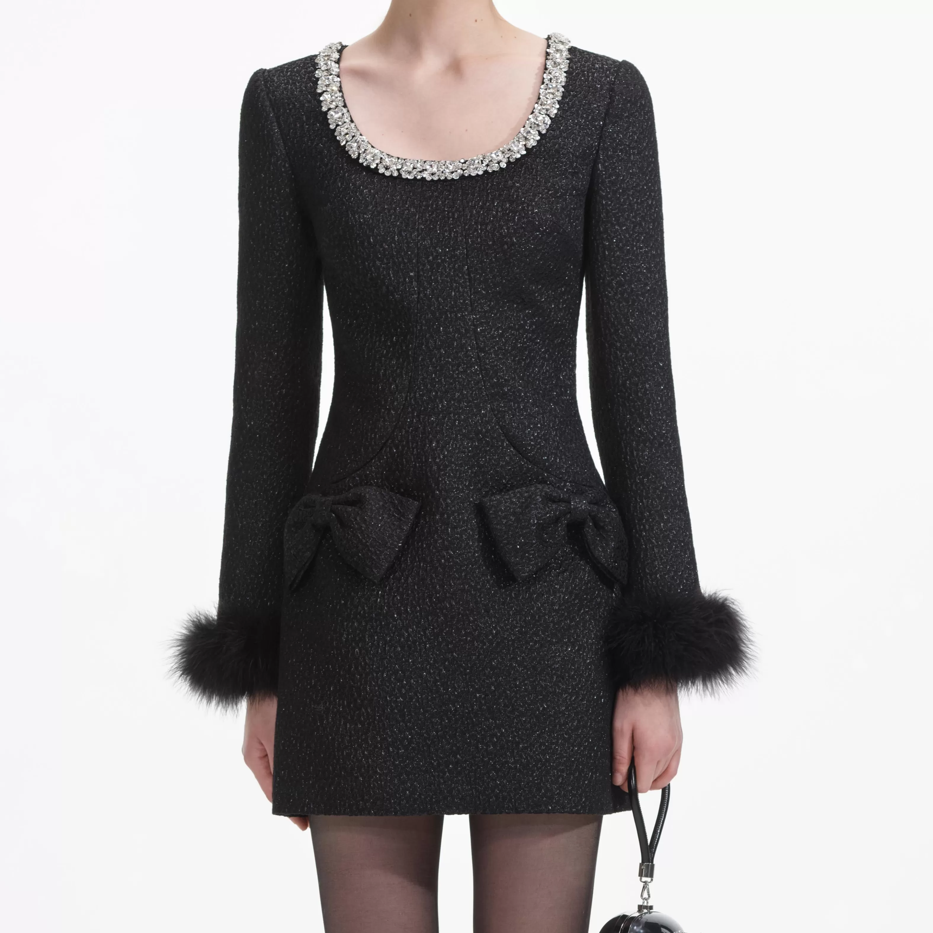 black_textured_metallic_mini_dress_6156.webp Cheap Textured Metallic Mini Dress Dresses