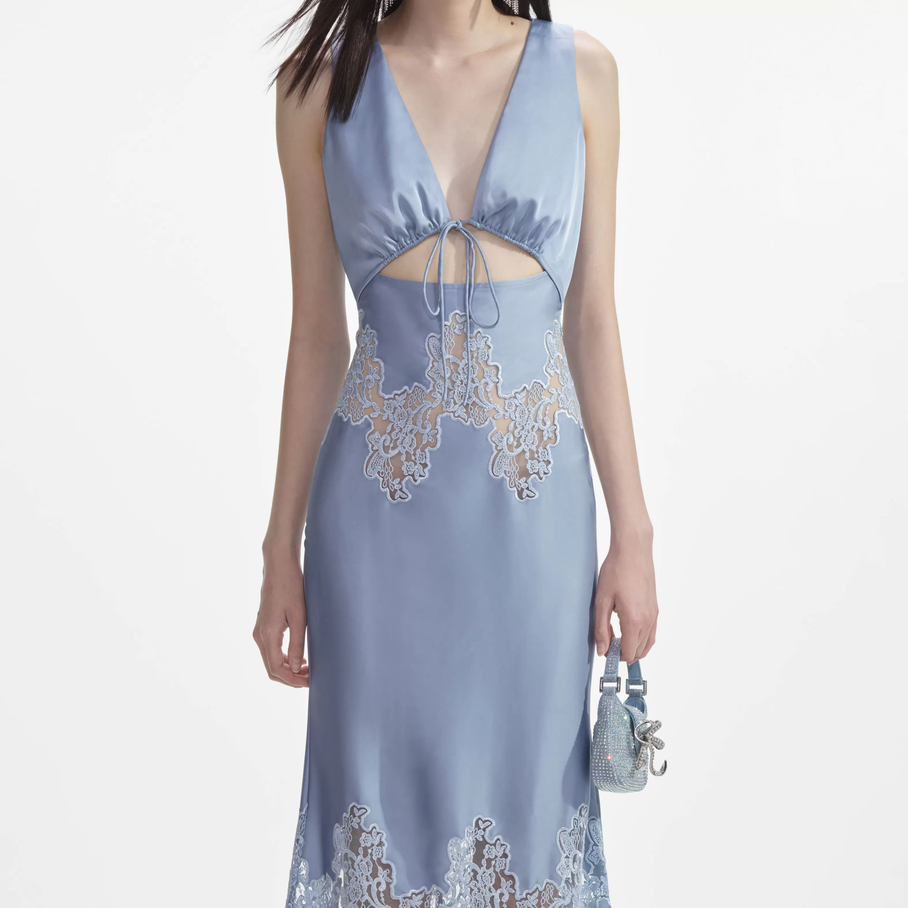 blue_satin_lace_insert_midi_dress_8033.webp Shop Satin Lace Insert Midi Dress Dresses
