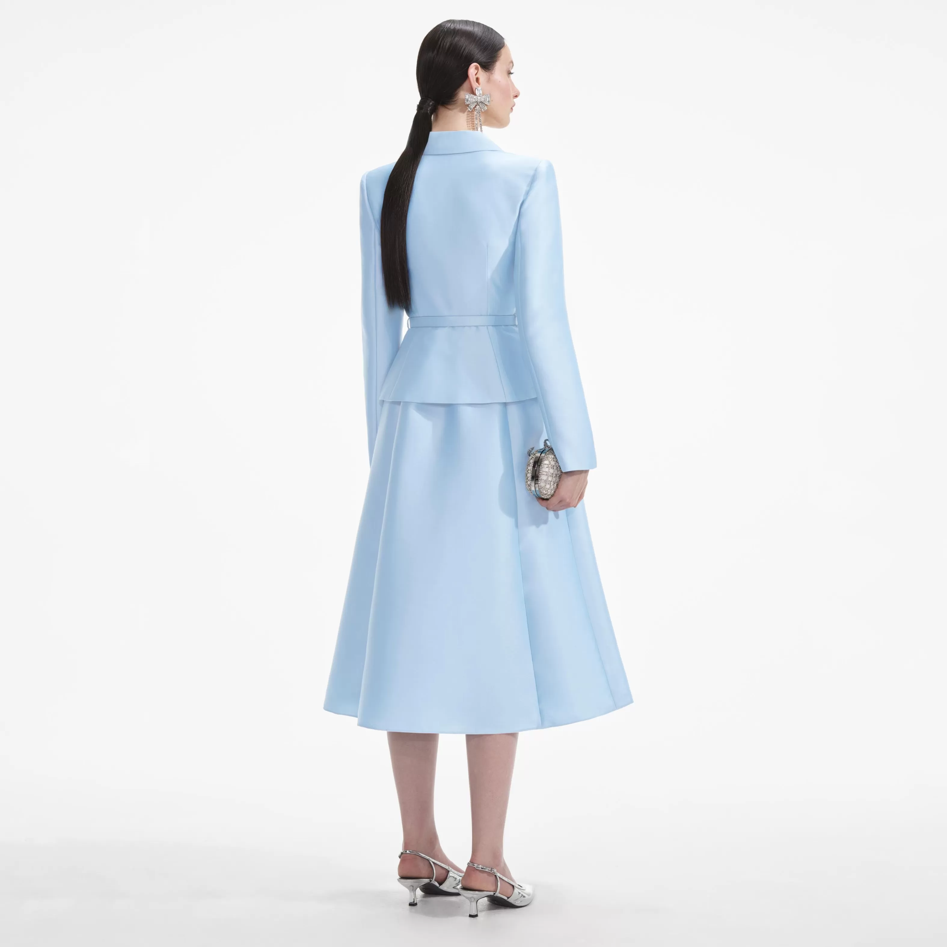 blue_tailored_taffeta_midi_dress_7105.webp Fashion Tailored Taffeta Midi Dress Dresses | Icons