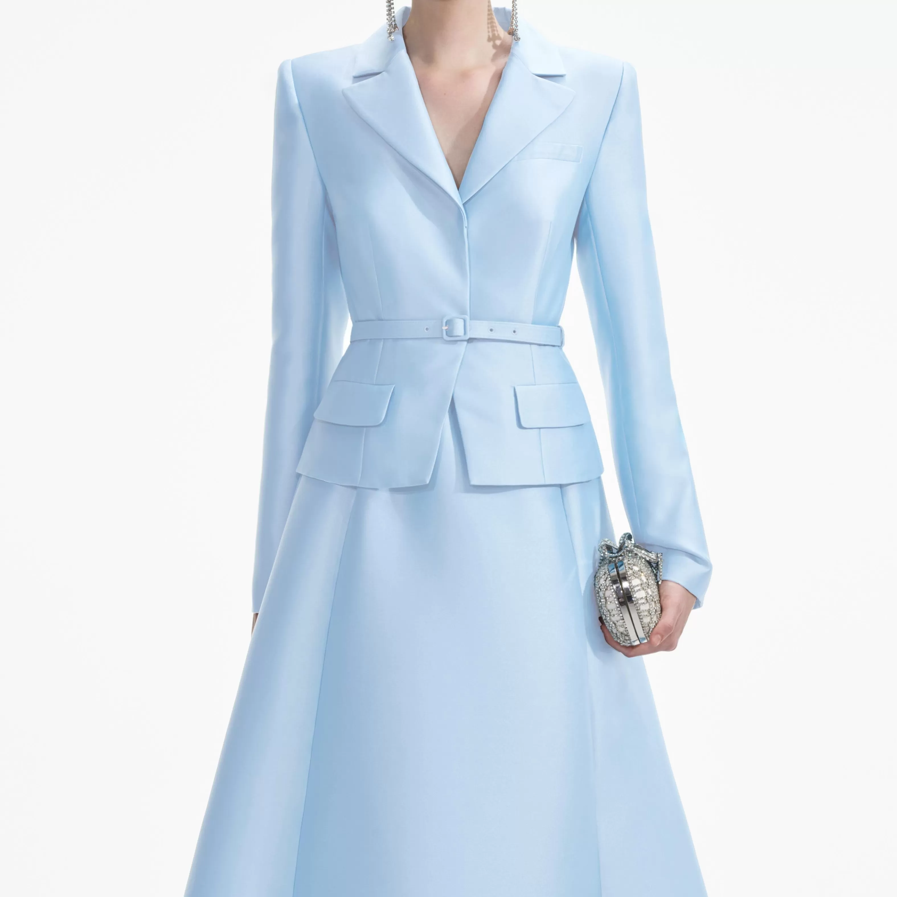 blue_tailored_taffeta_midi_dress_7109.webp Fashion Tailored Taffeta Midi Dress Dresses | Icons