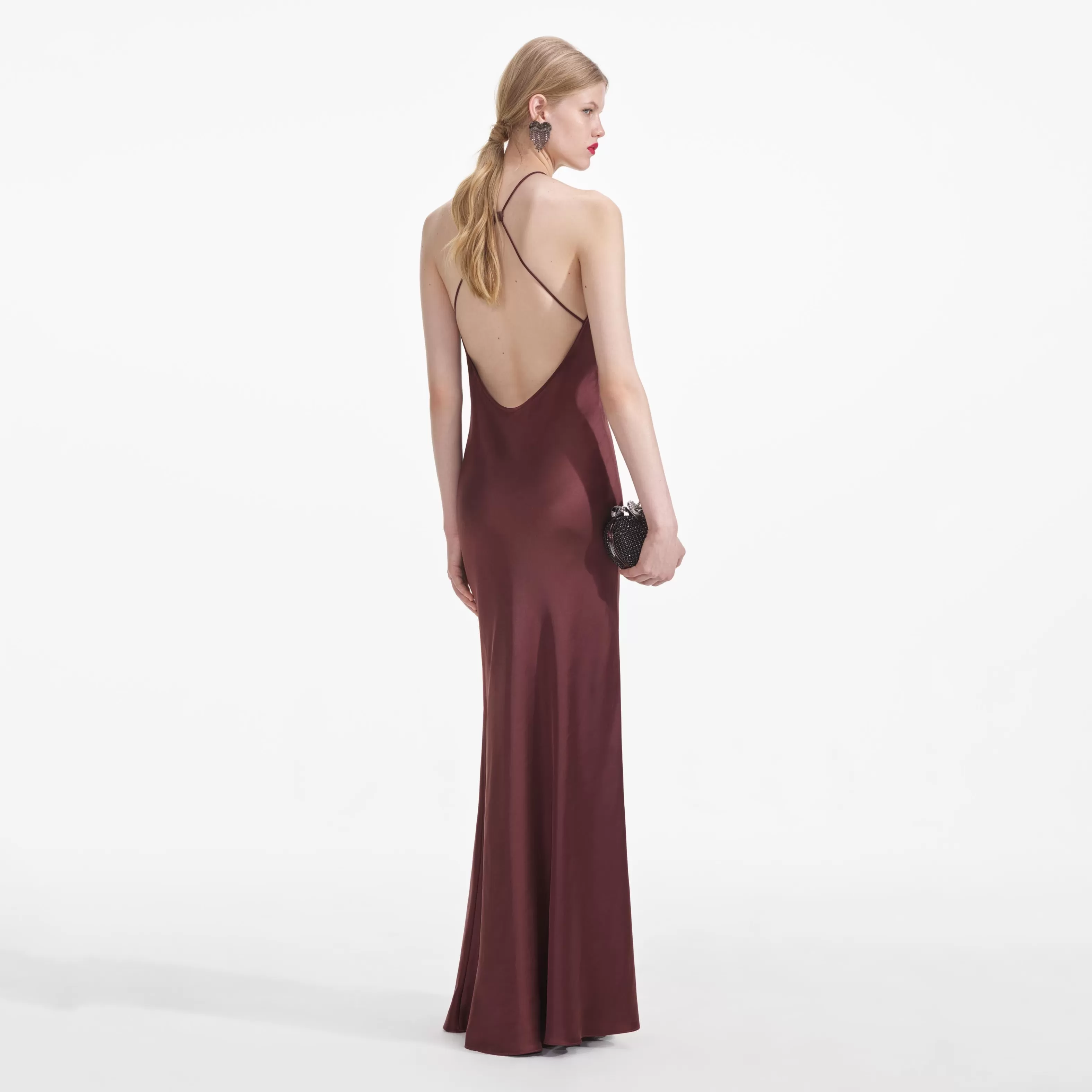 brown_satin_maxi_dress_6305.webp Clearance Satin Maxi Dress Dresses