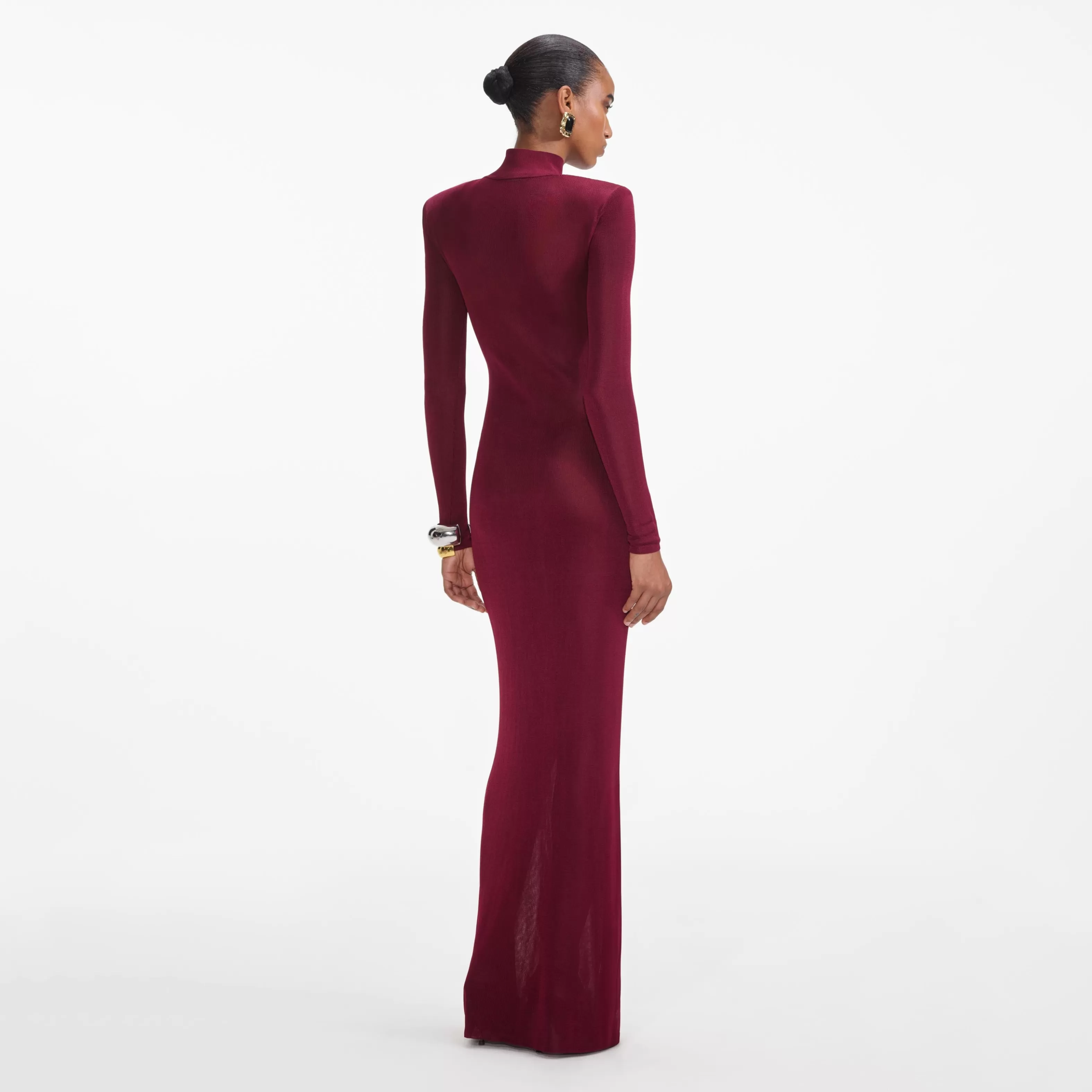 burgundy_viscose_knit_maxi_dress_6109.webp Fashion Viscose Knit Maxi Dress Dresses | Knitwear