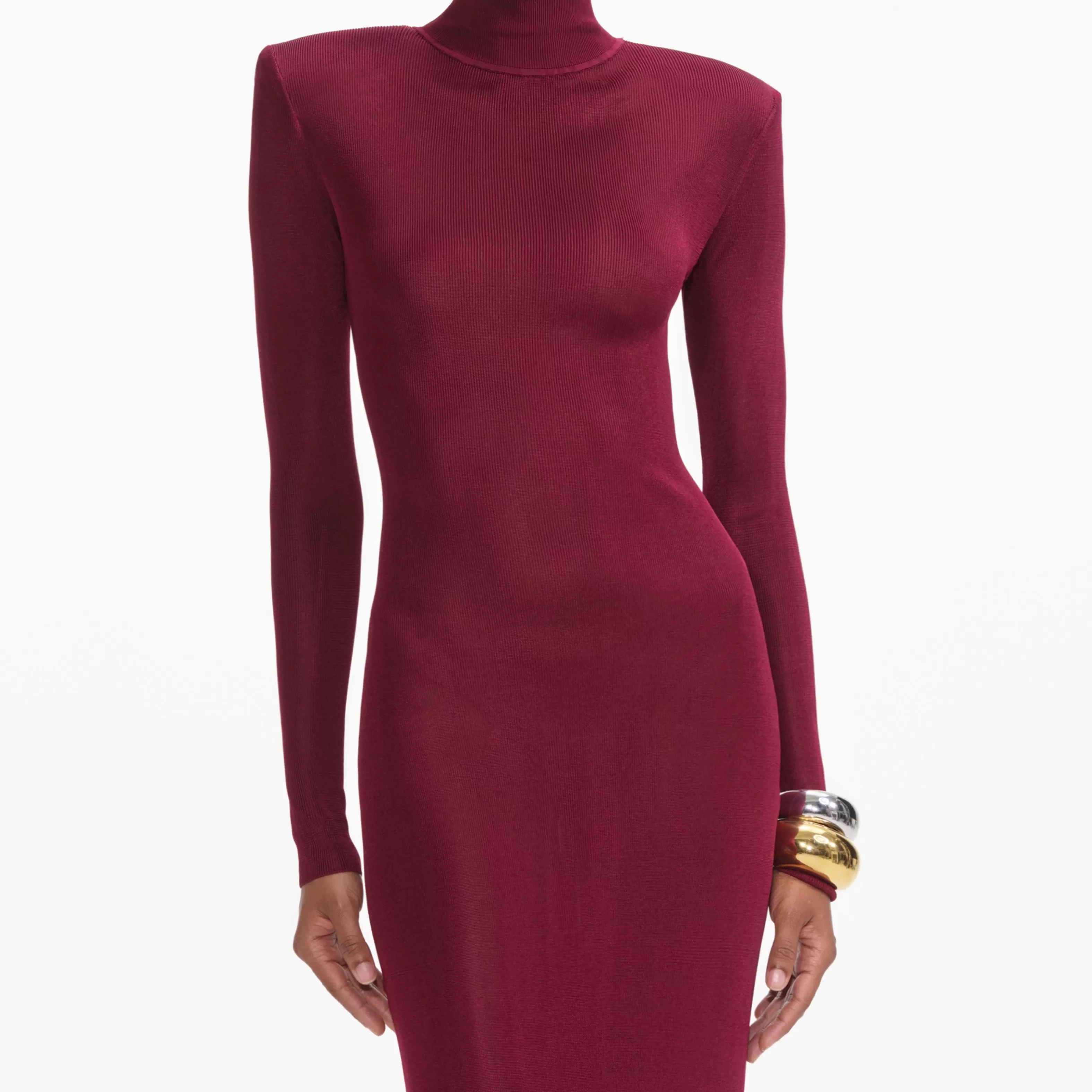 burgundy_viscose_knit_maxi_dress_6110.webp Fashion Viscose Knit Maxi Dress Dresses | Knitwear