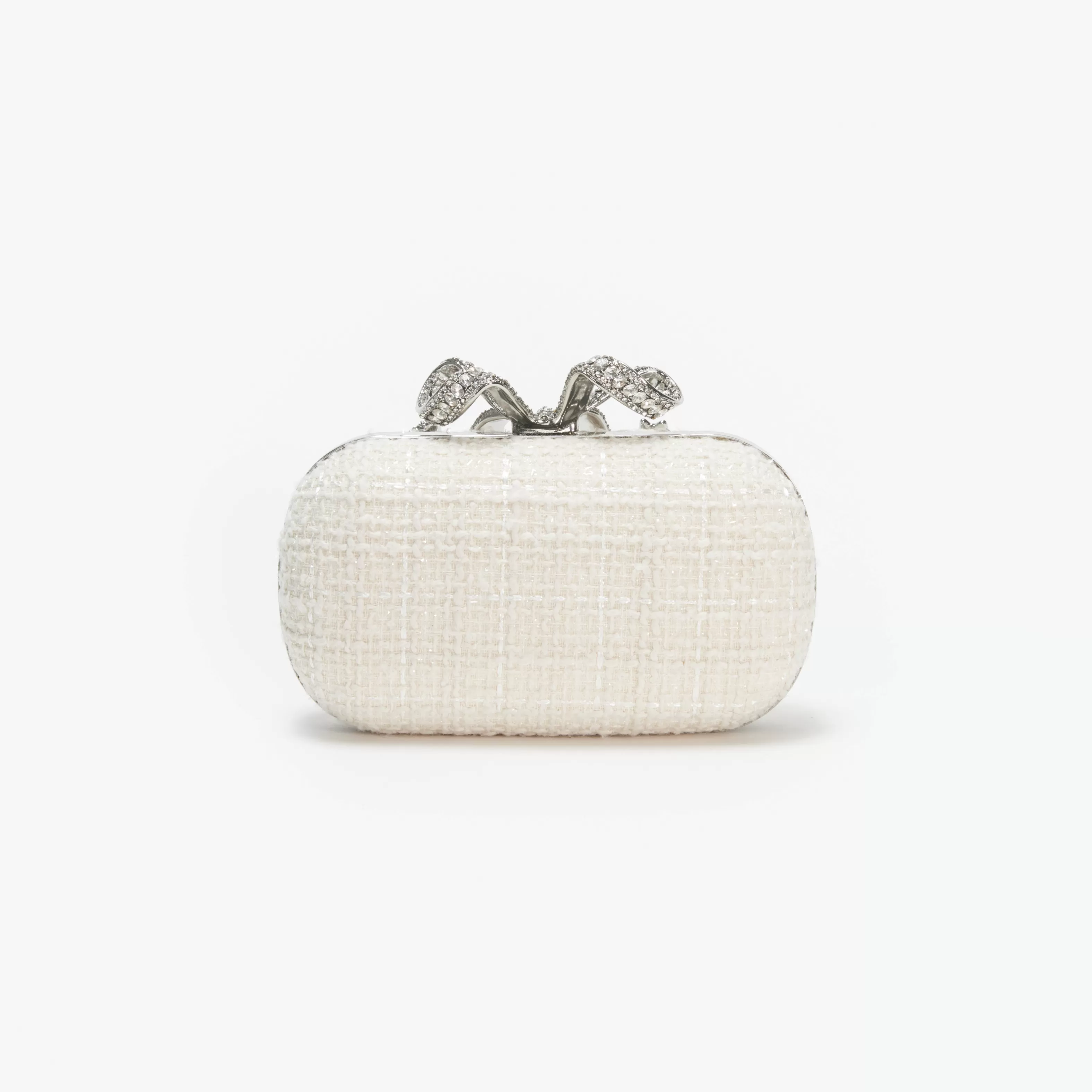 cream_boucle_bow_clutch_11625.webp Cheap Boucle Bow Clutch Handbags