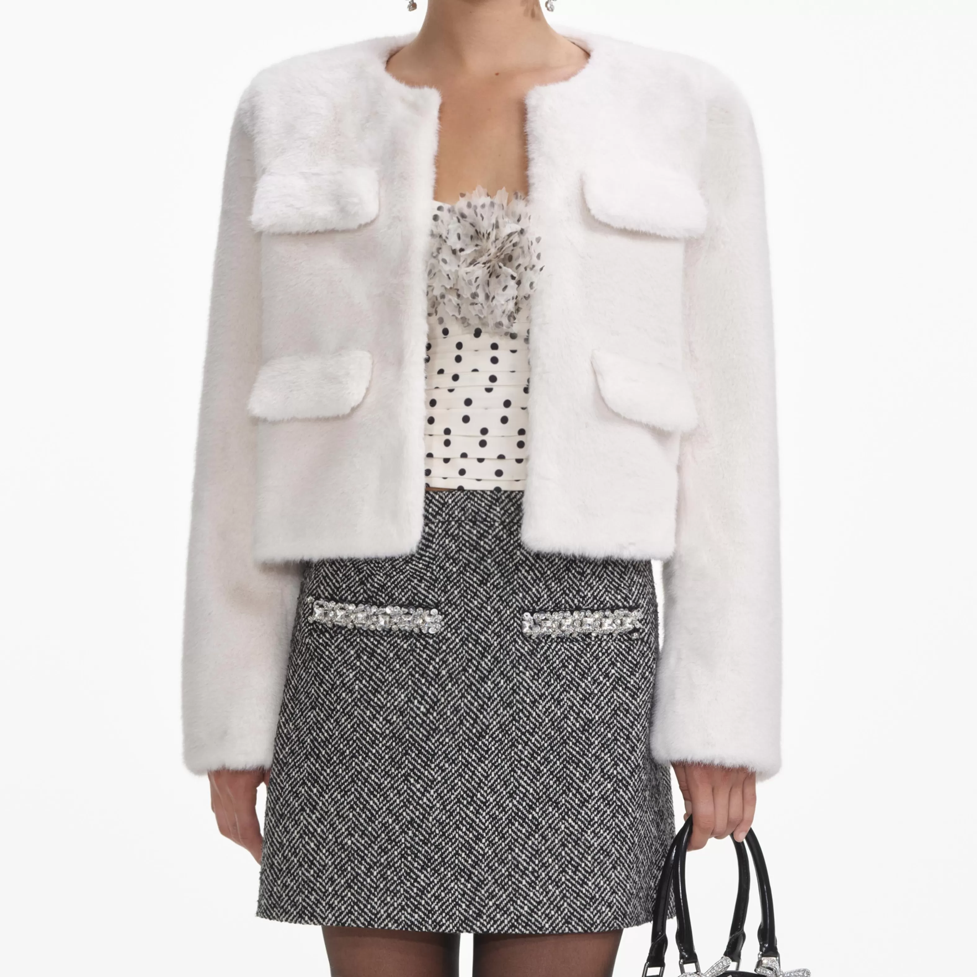 cream_faux_fur_jacket_10585.webp Sale Faux Fur Jacket Outerwear