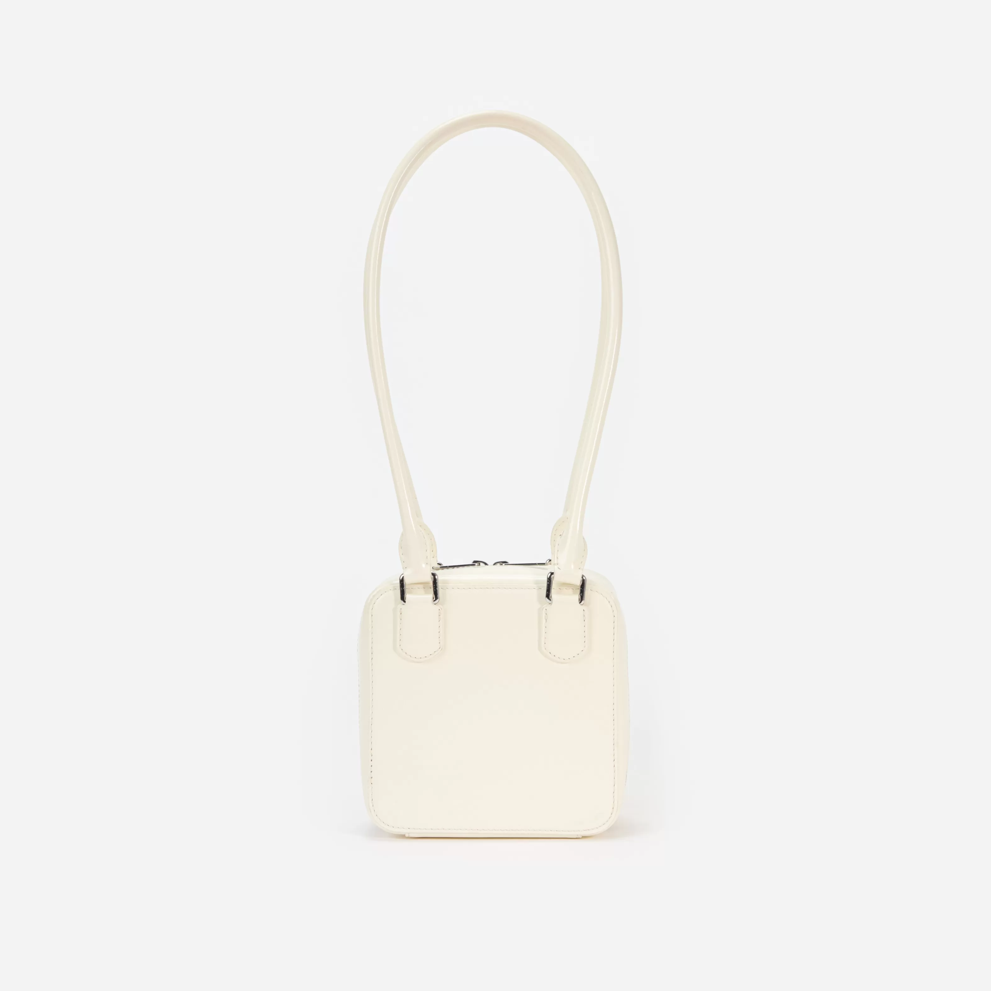 cream_leather_square_shoulder_bag_11044.webp Sale Leather Square Shoulder Bag Handbags