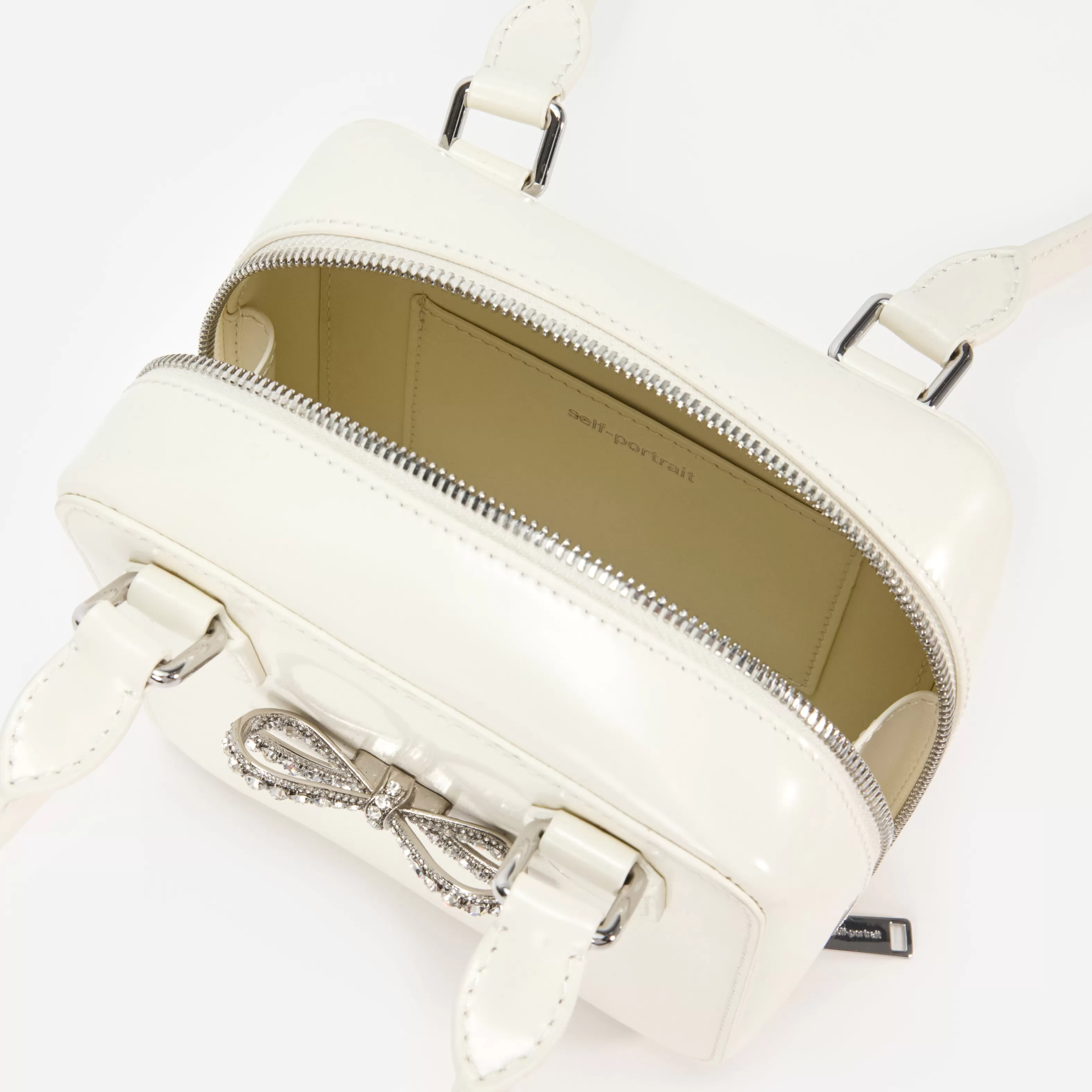 cream_leather_square_shoulder_bag_11045.webp Sale Leather Square Shoulder Bag Handbags