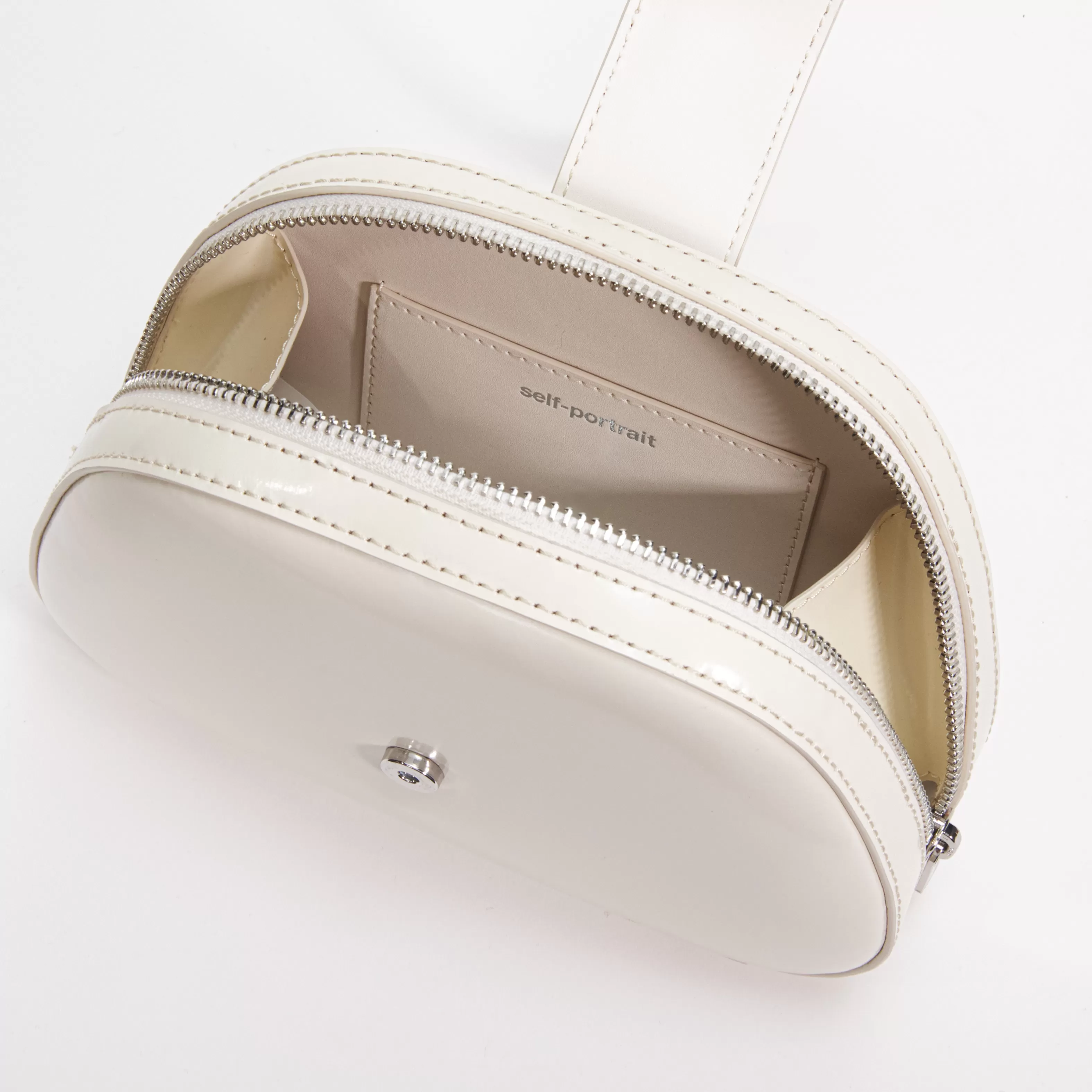cream_leather_top_handle_mini_bag_11180.webp Shop Leather Top Handle Mini Bag Handbags