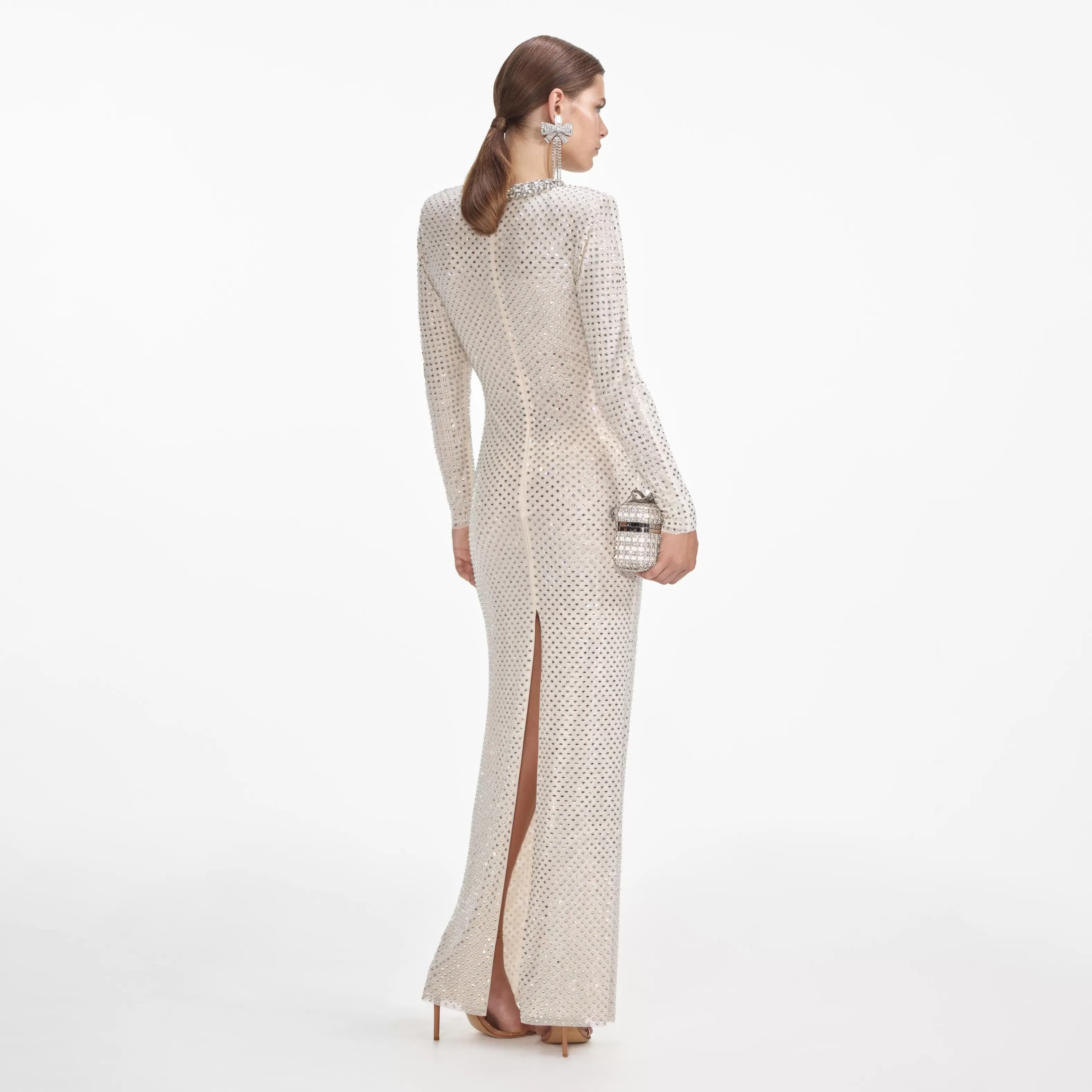 cream_rhinestone_diamante_trim_maxi_dress_7035.webp Discount Rhinestone Diamante Trim Maxi Dress Dresses | Exclusives