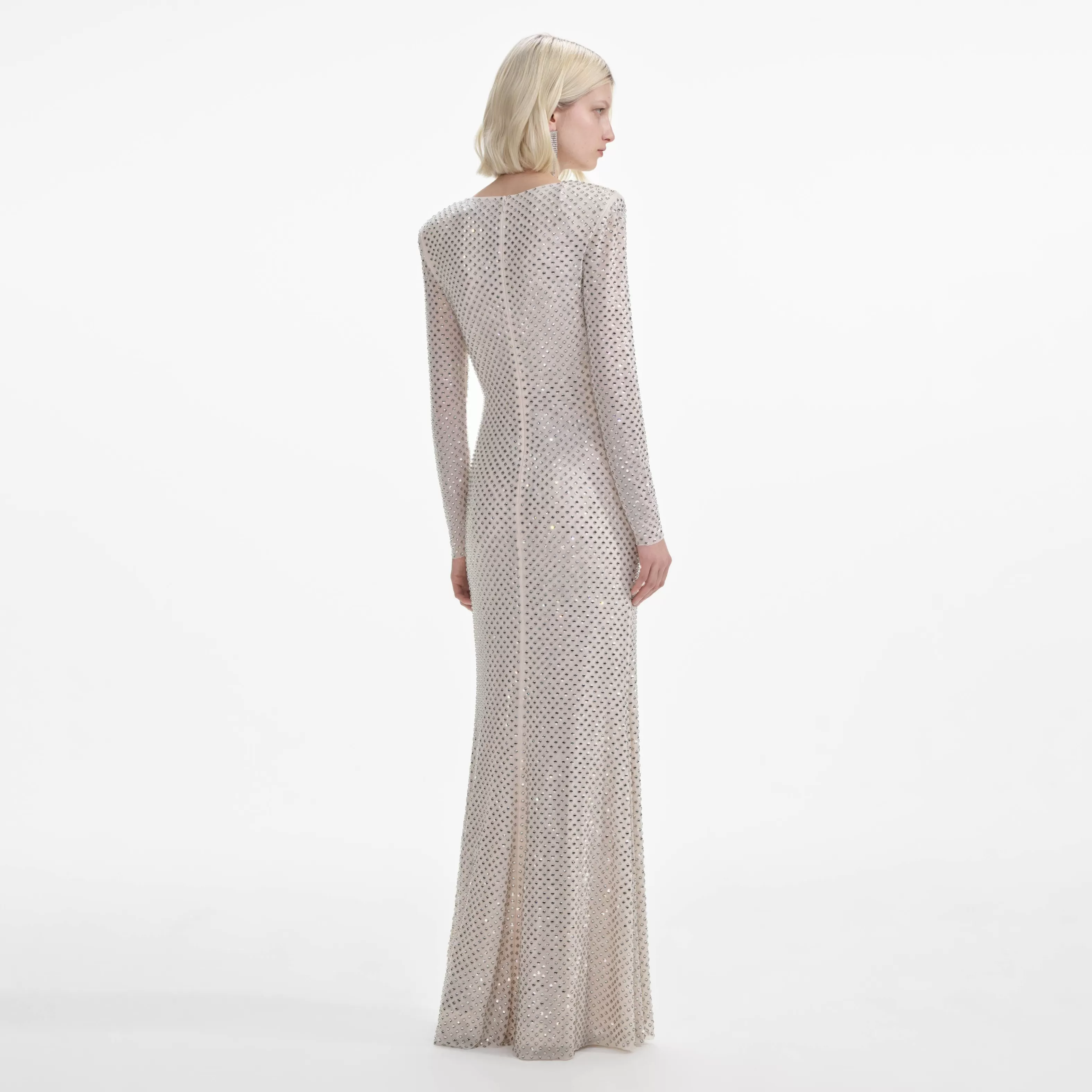 cream_rhinestone_keyhole_maxi_dress_7203.webp Discount Rhinestone Keyhole Maxi Dress Dresses