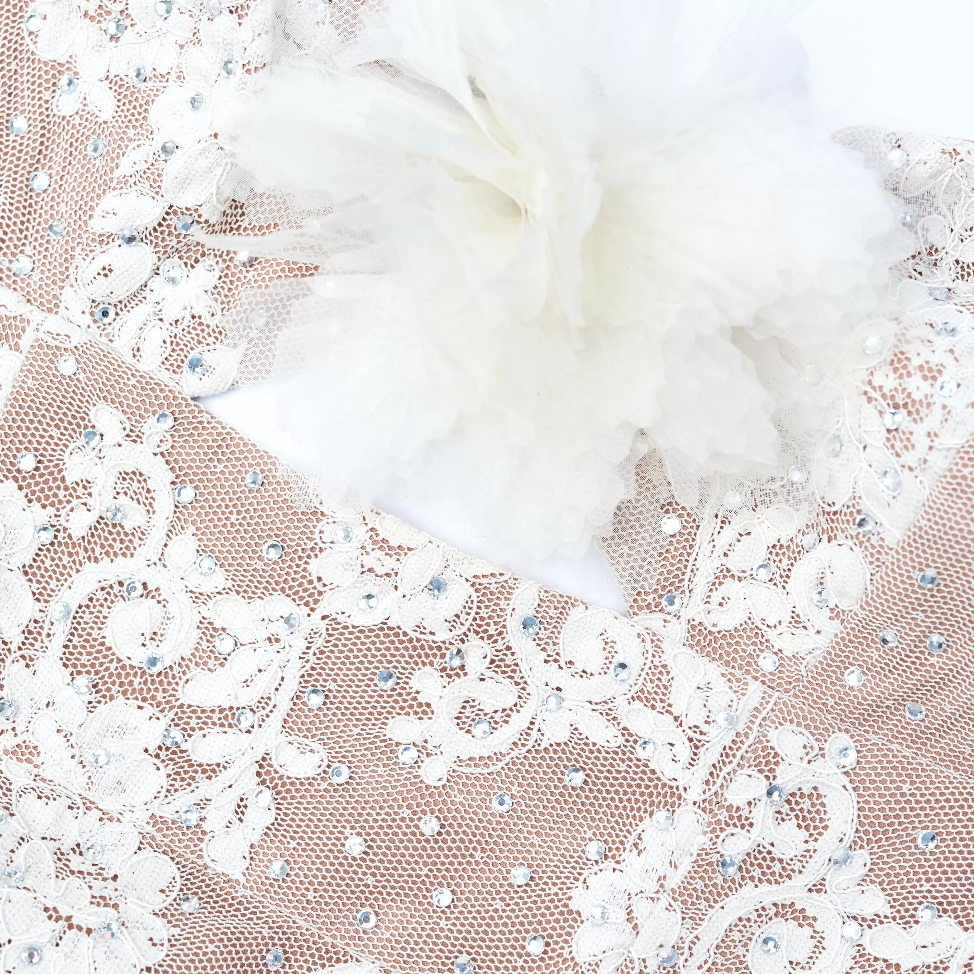 cream_rhinestone_lace_maxi_dress_7188.webp Fashion Rhinestone Lace Maxi Dress Dresses