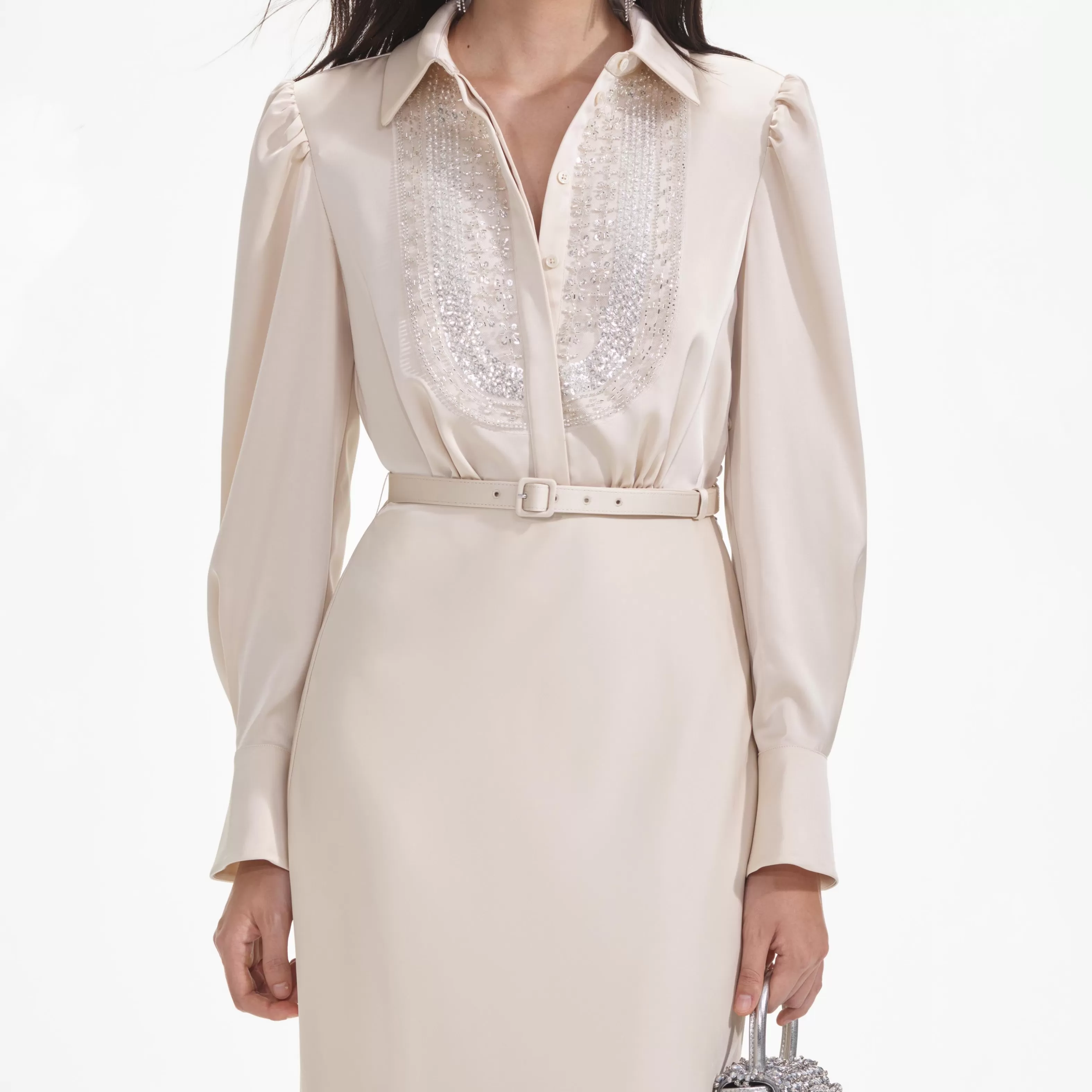 cream_satin_embellished_bib_maxi_dress_8000.webp Shop Satin Embellished Bib Maxi Dress Dresses
