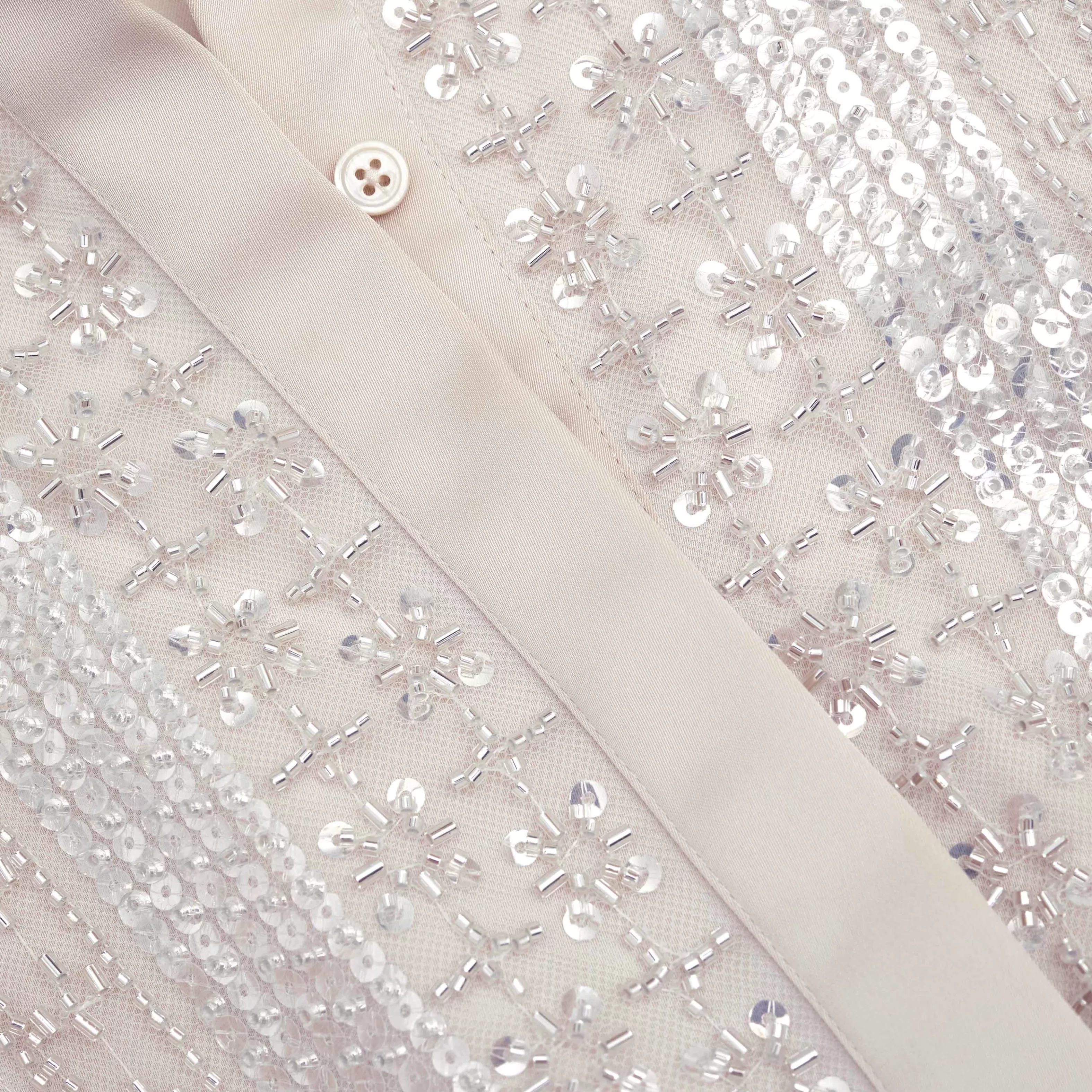 cream_satin_embellished_bib_maxi_dress_8001.webp Shop Satin Embellished Bib Maxi Dress Dresses