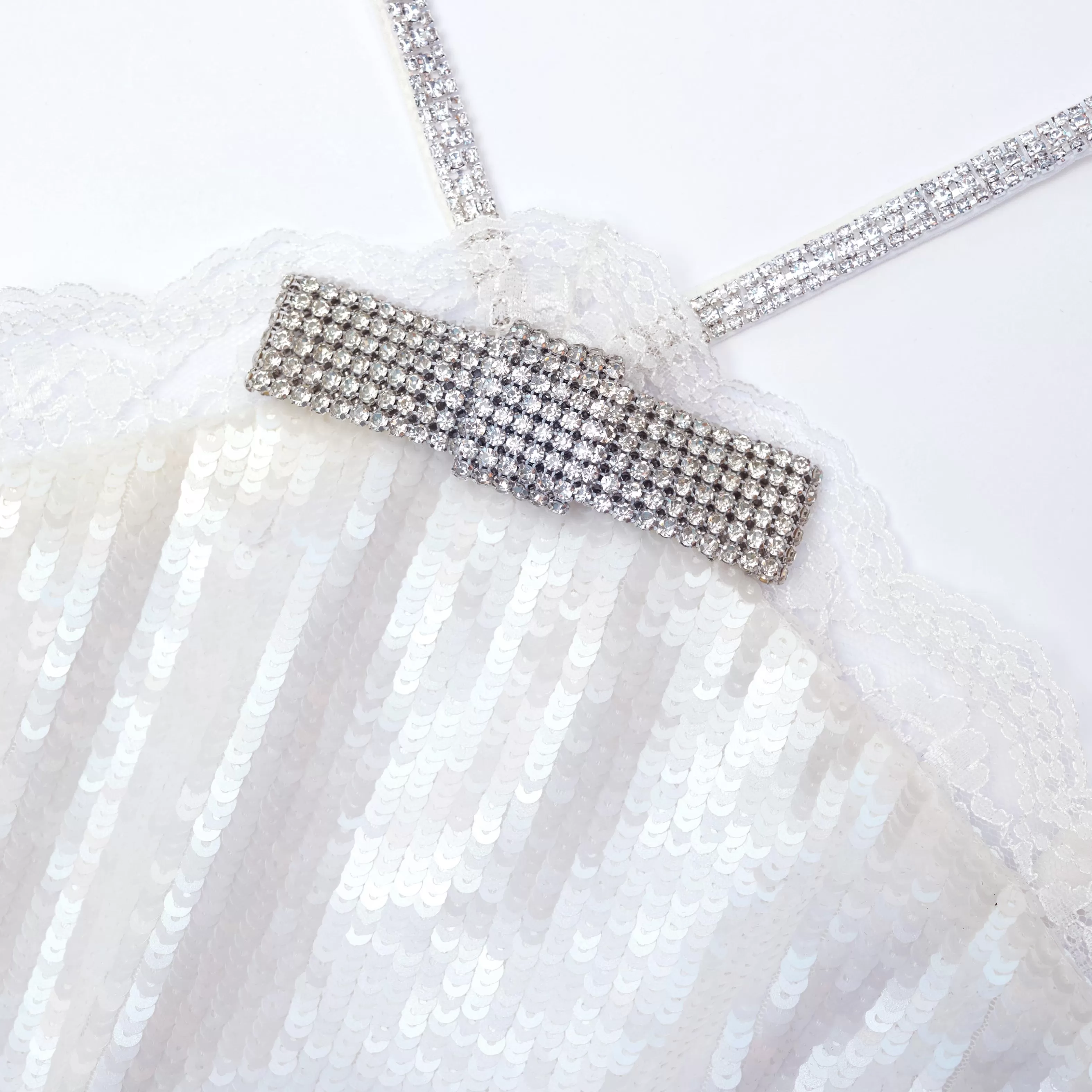 cream_sequin_halter_mini_dress_6351.webp Clearance Sequin Halter Mini Dress Dresses