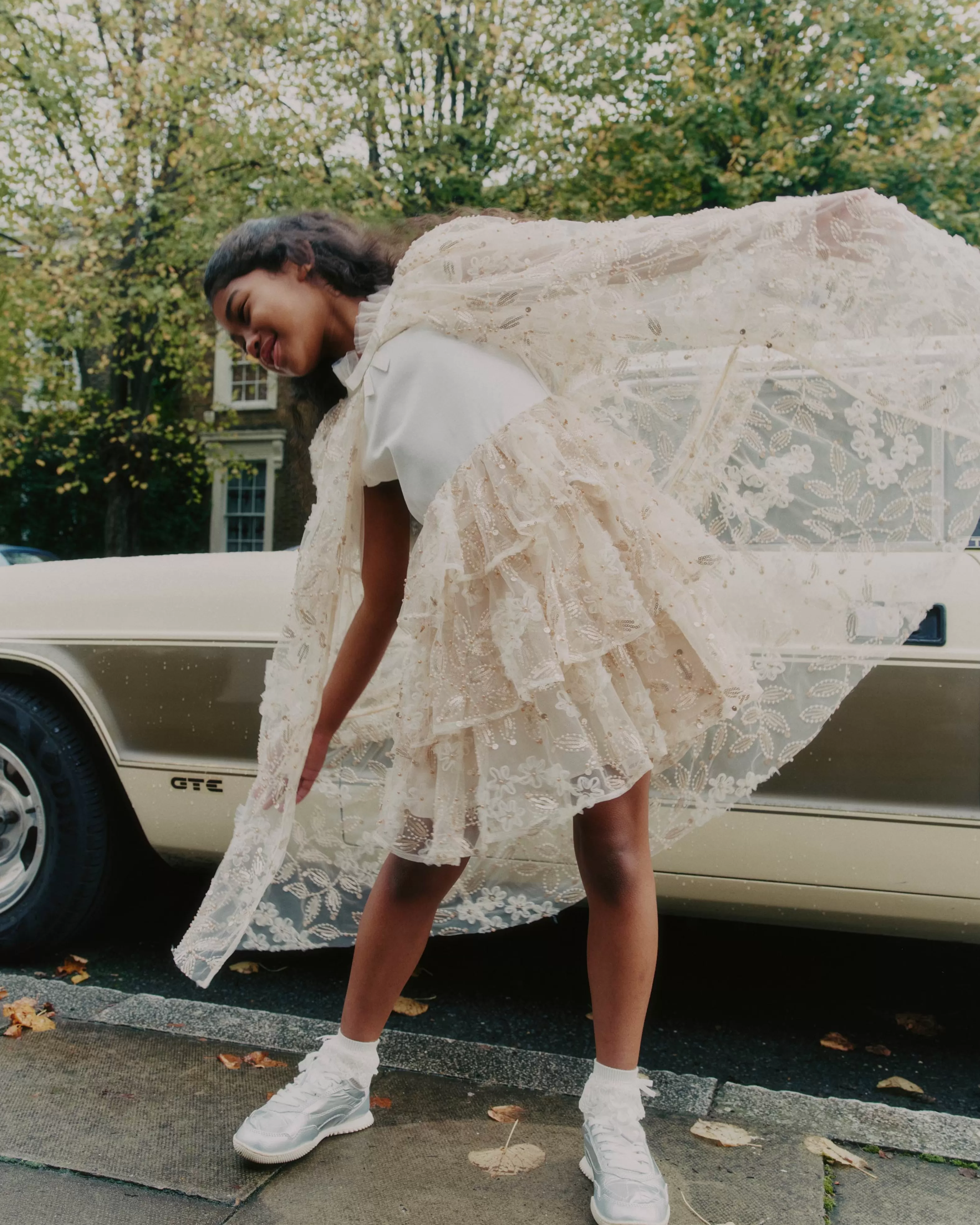 cream_sequin_tulle_cape_11926.webp Clearance Sequin Tulle Cape Kids Kids