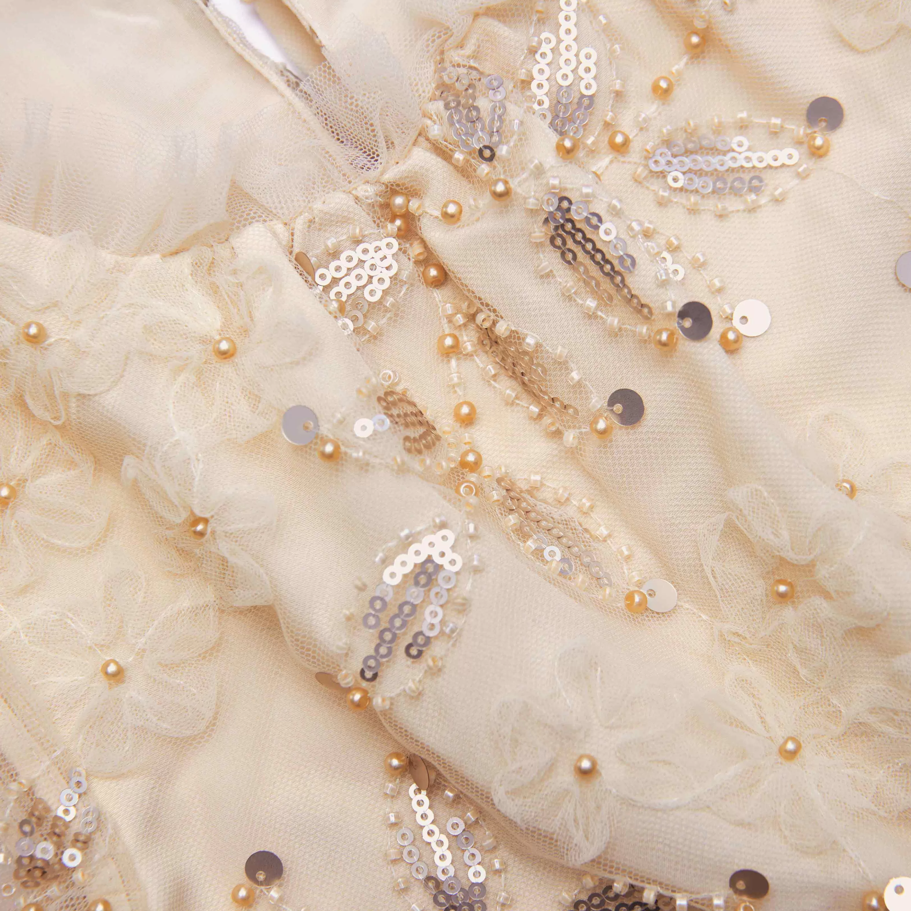 cream_sequin_tulle_dress_11936.webp Best Sequin Tulle Dress Kids Kids