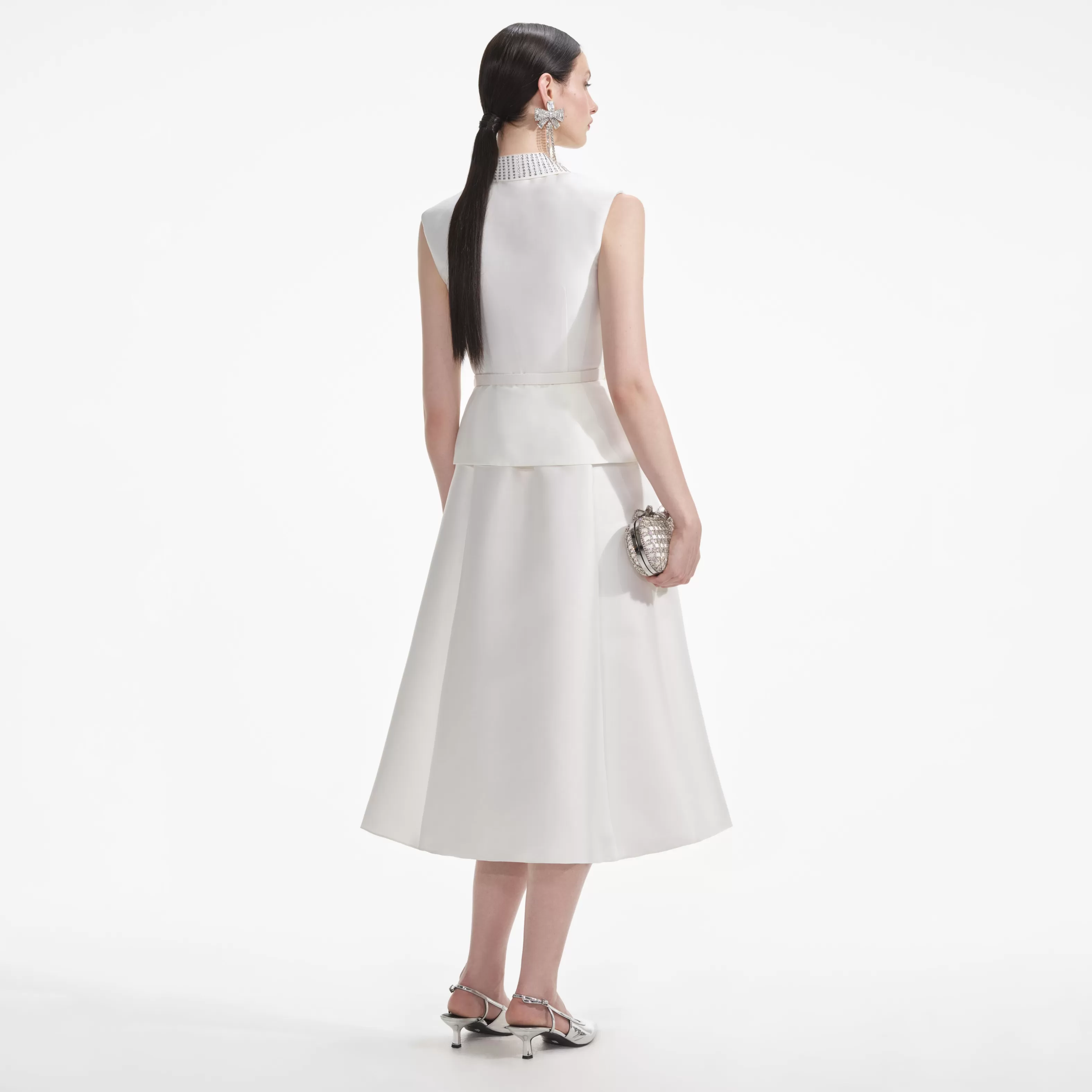 cream_taffeta_diamante_midi_dress_7043.webp Sale Taffeta Diamante Midi Dress Dresses | Exclusives