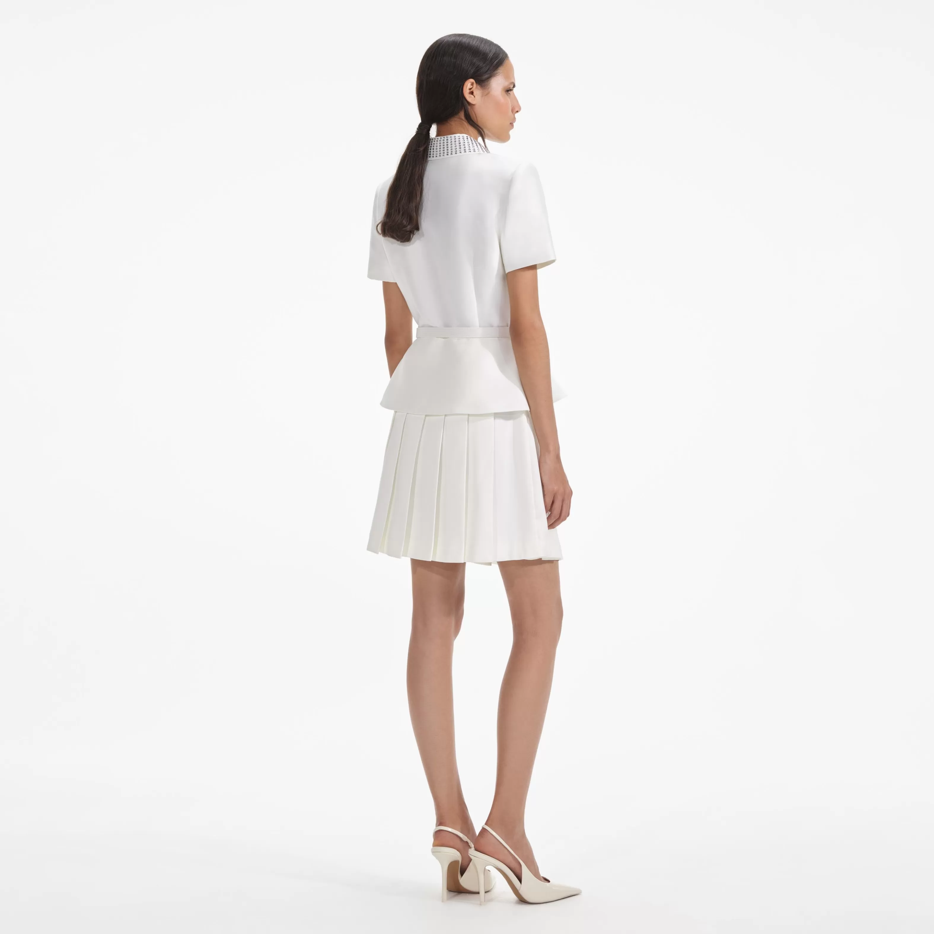 cream_taffeta_diamante_mini_dress_7395.webp Shop Taffeta Diamante Mini Dress Dresses | Exclusives
