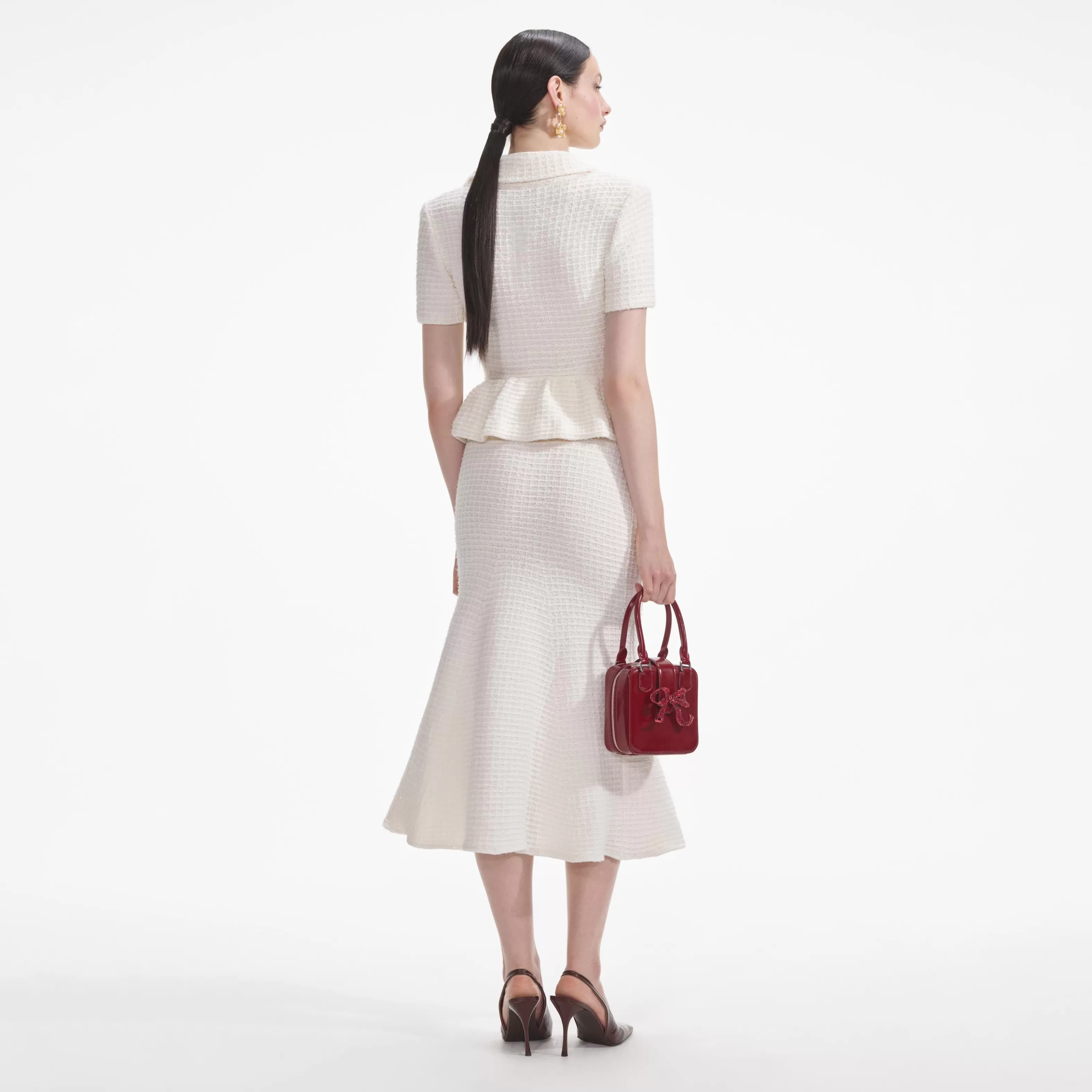 cream_textured_knit_midi_dress_8719.webp Cheap Textured Knit Midi Dress Dresses