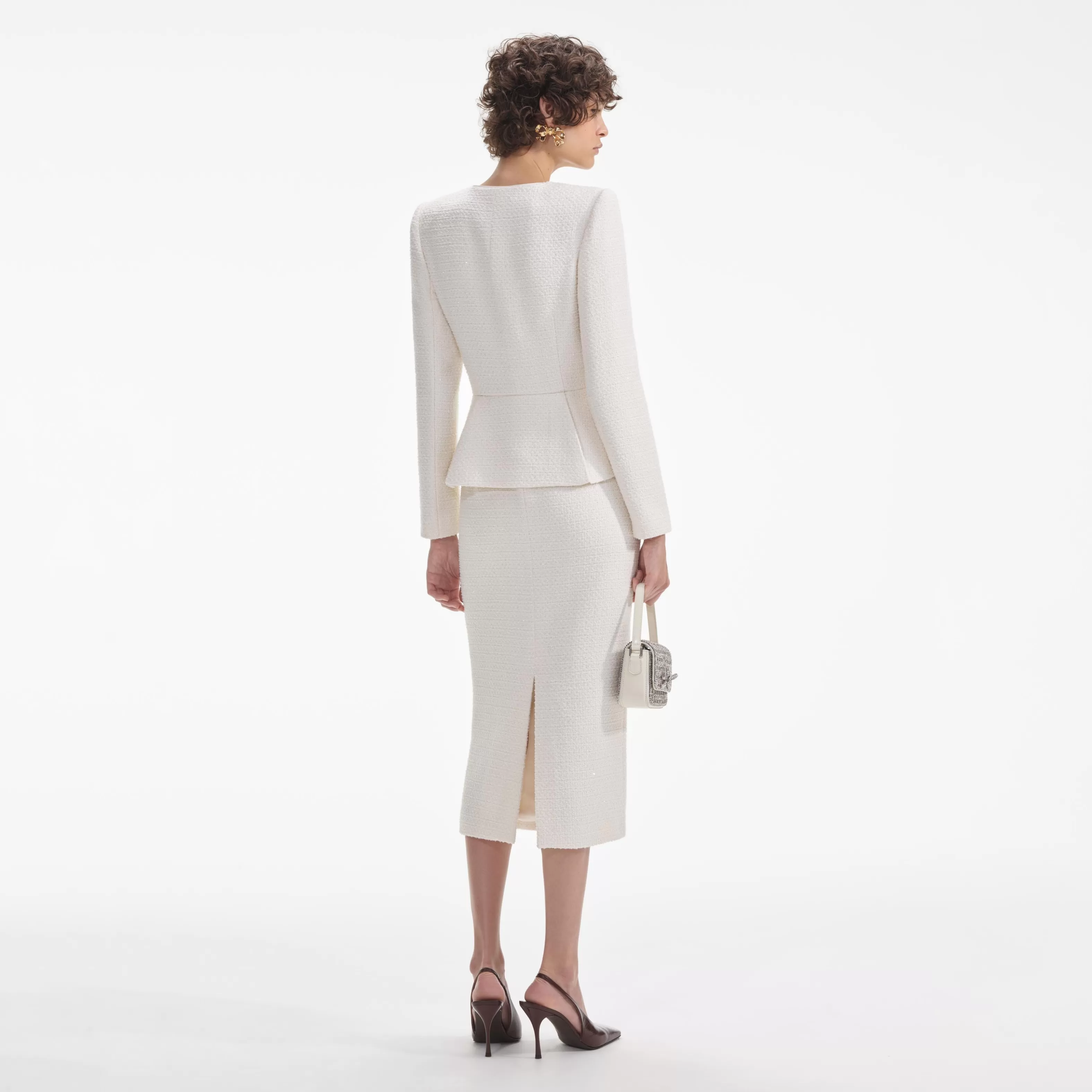 cream_tinsel_boucle_midi_dress_7483.webp Discount Tinsel Boucle Midi Dress Dresses