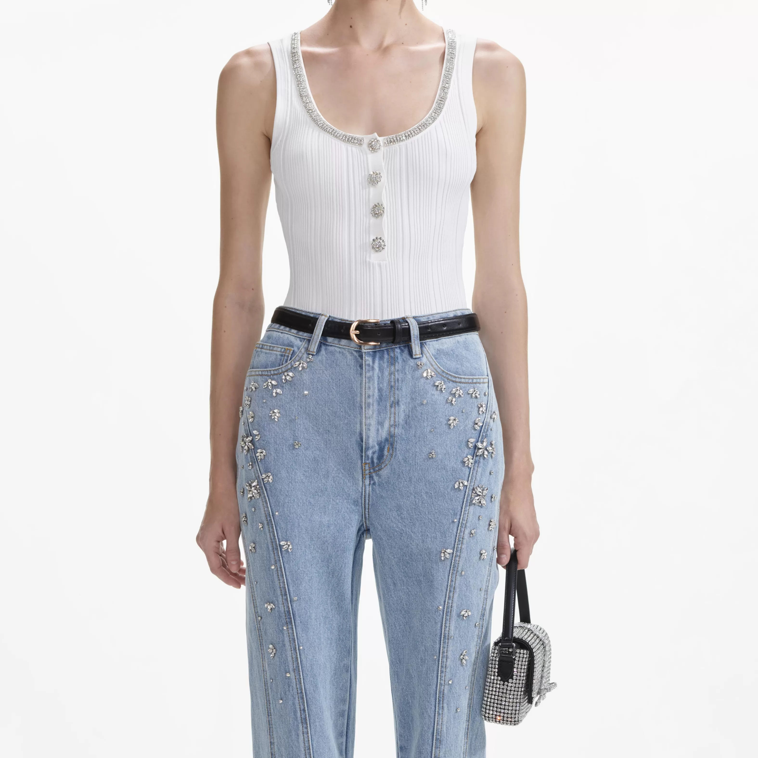 crystal_embellished_denim_jeans_9636.webp Clearance Embellished Denim Jeans Co-ords | Denim