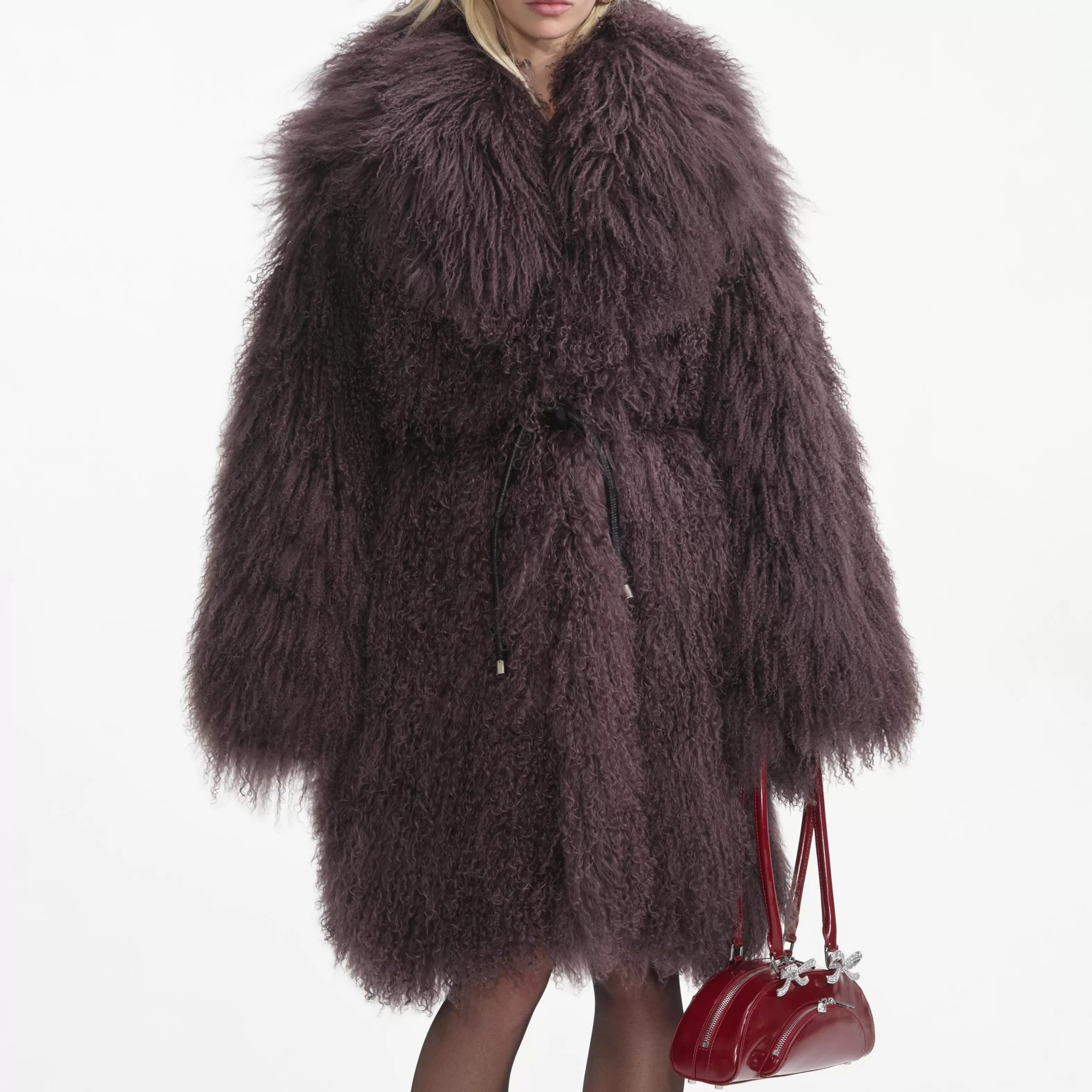 dark_brown_shearling_coat_10568.webp Sale Brown Shearling Coat Outerwear