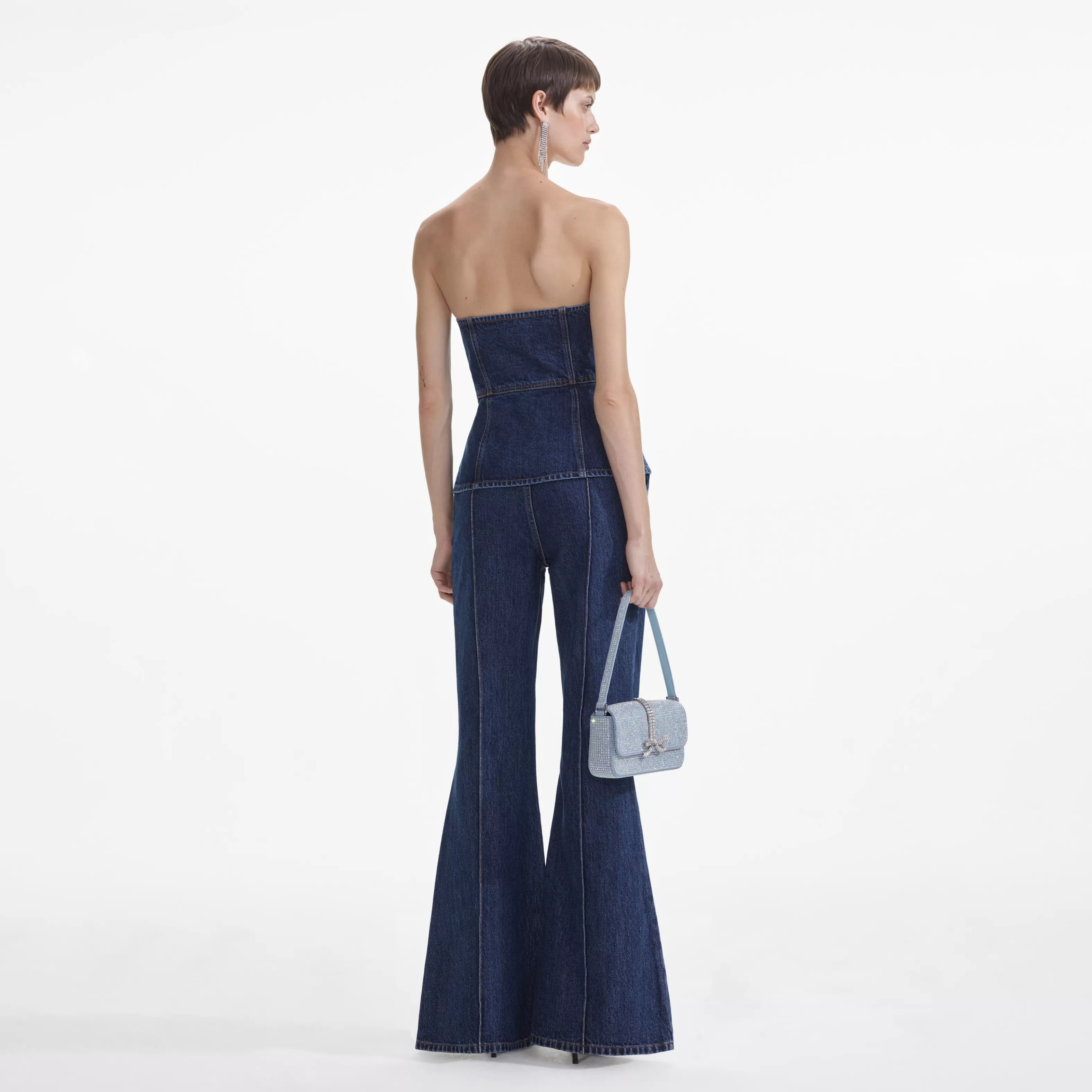 denim_bandeau_jumpsuit_8430.webp Discount Bandeau Jumpsuit Dresses | Denim