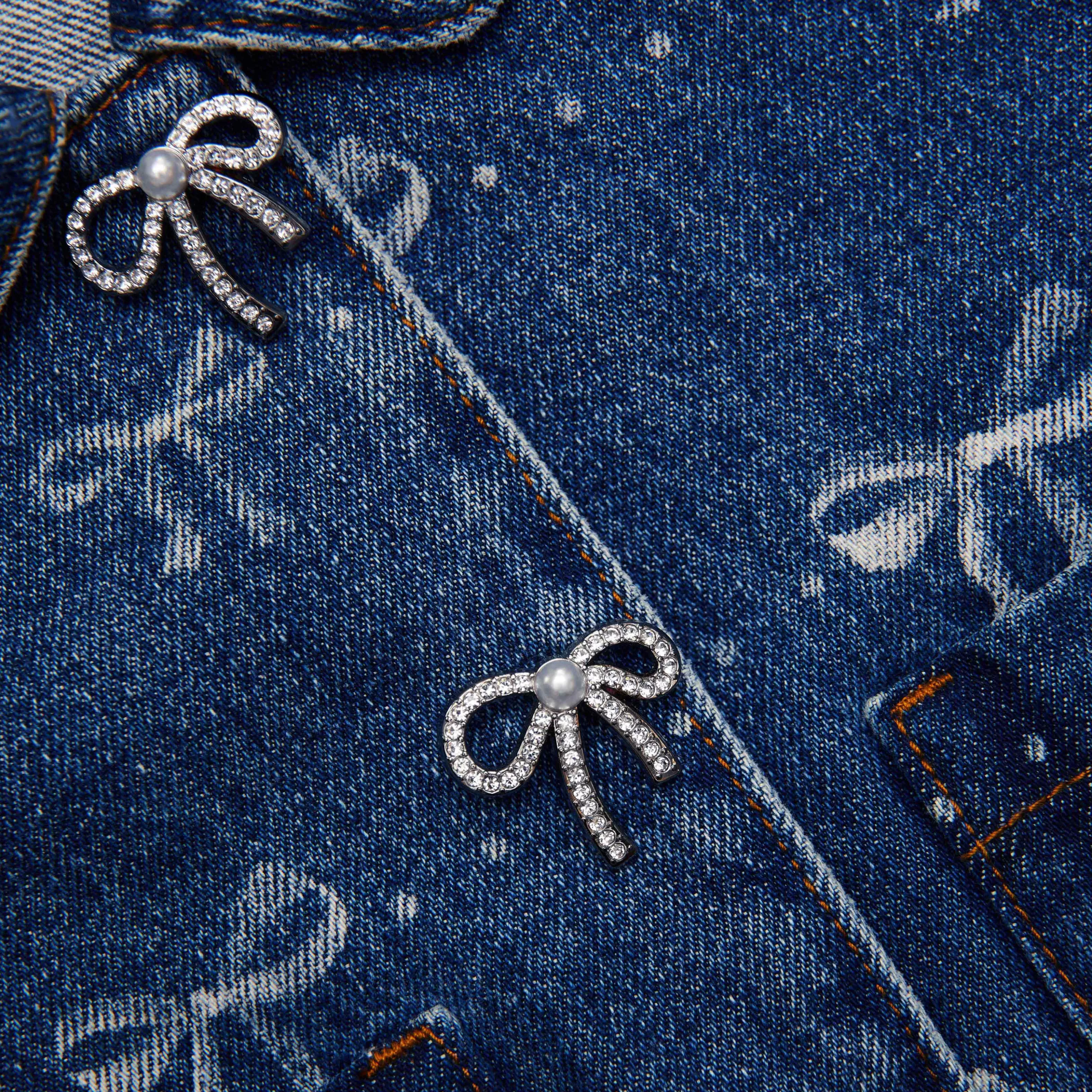 denim_bow_print_jacket_11929.webp Clearance Bow Print Jacket Kids Kids