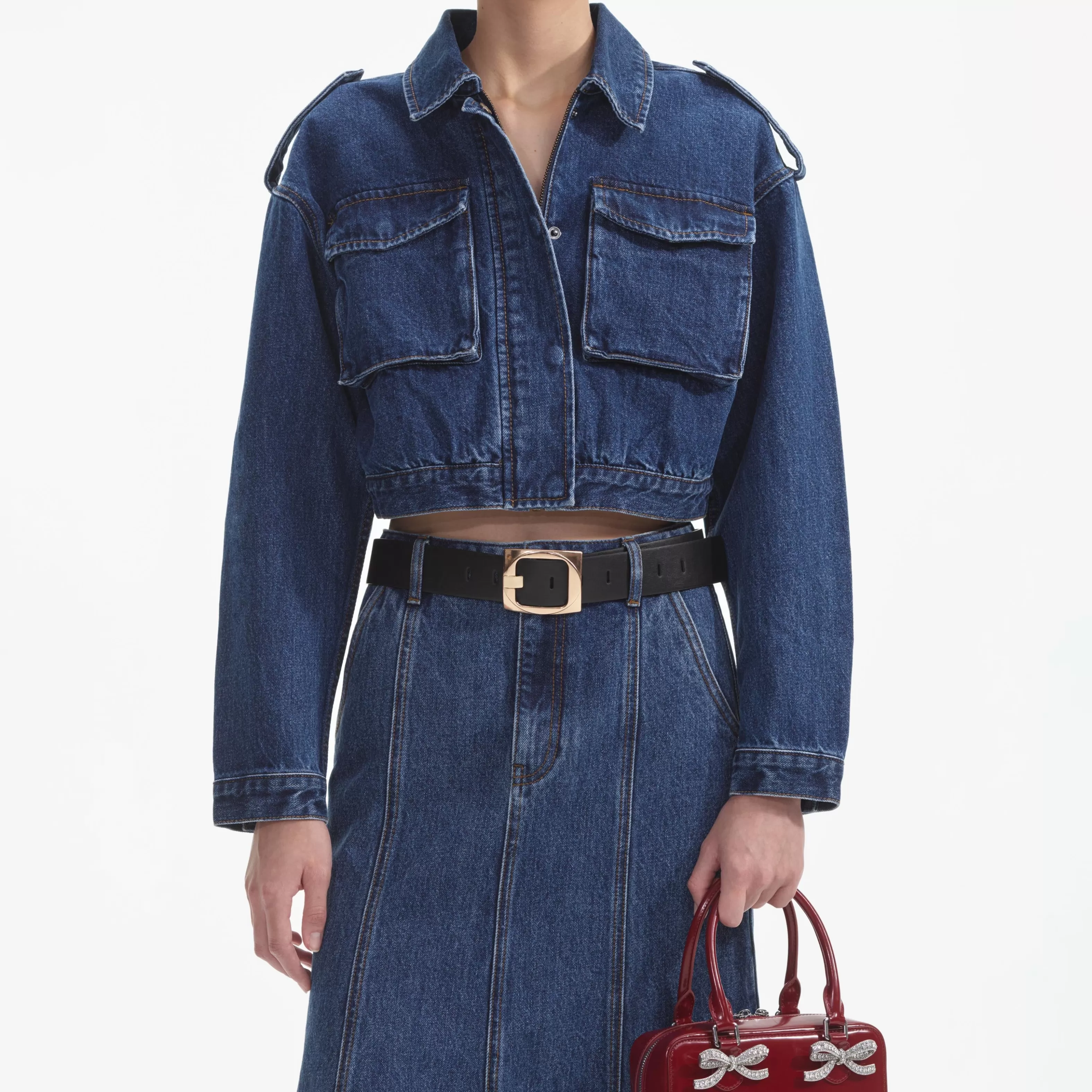 denim_utility_cropped_jacket_9768.webp Clearance Utility Cropped Jacket Denim | Outerwear