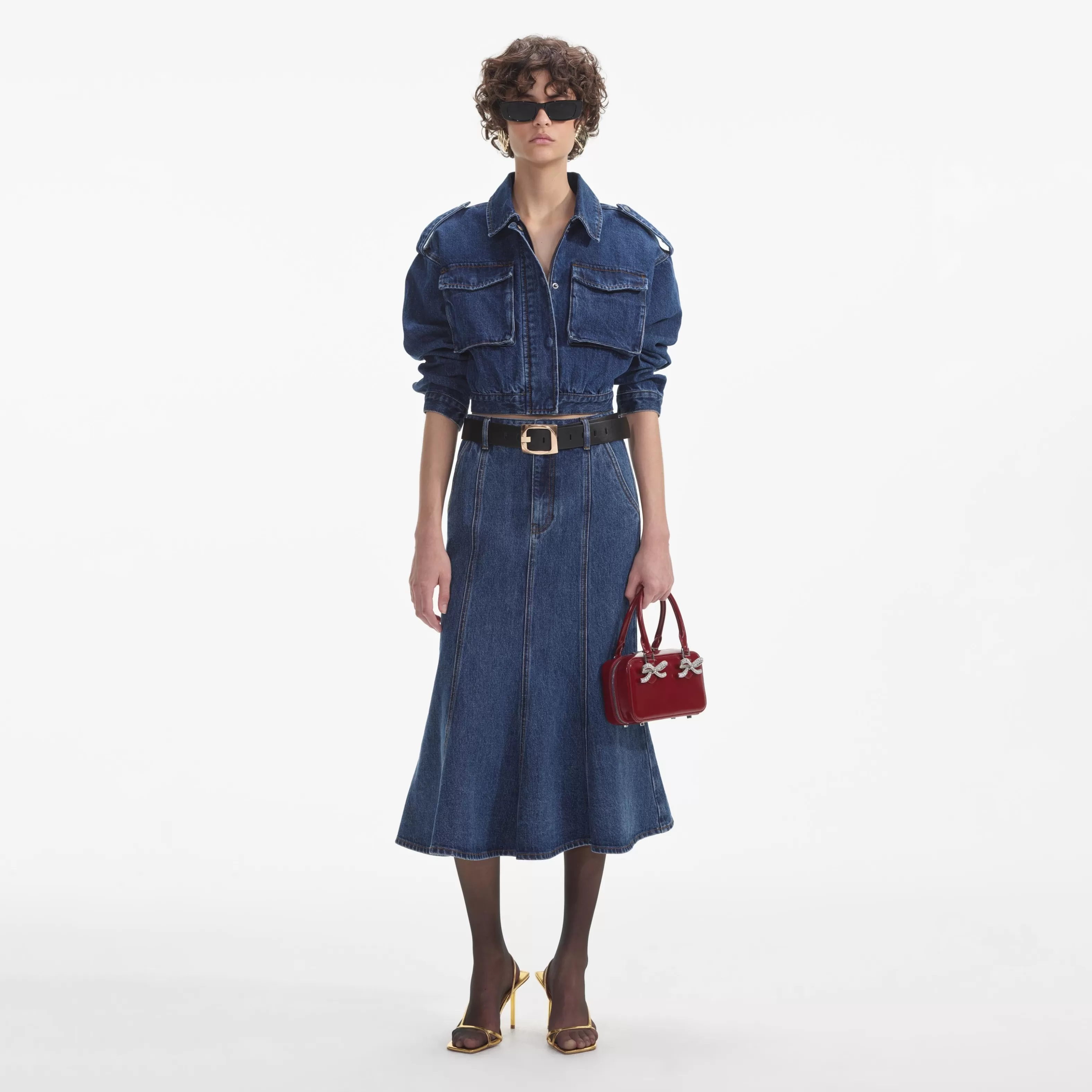 denim_utility_cropped_jacket_9769.webp Clearance Utility Cropped Jacket Denim | Outerwear