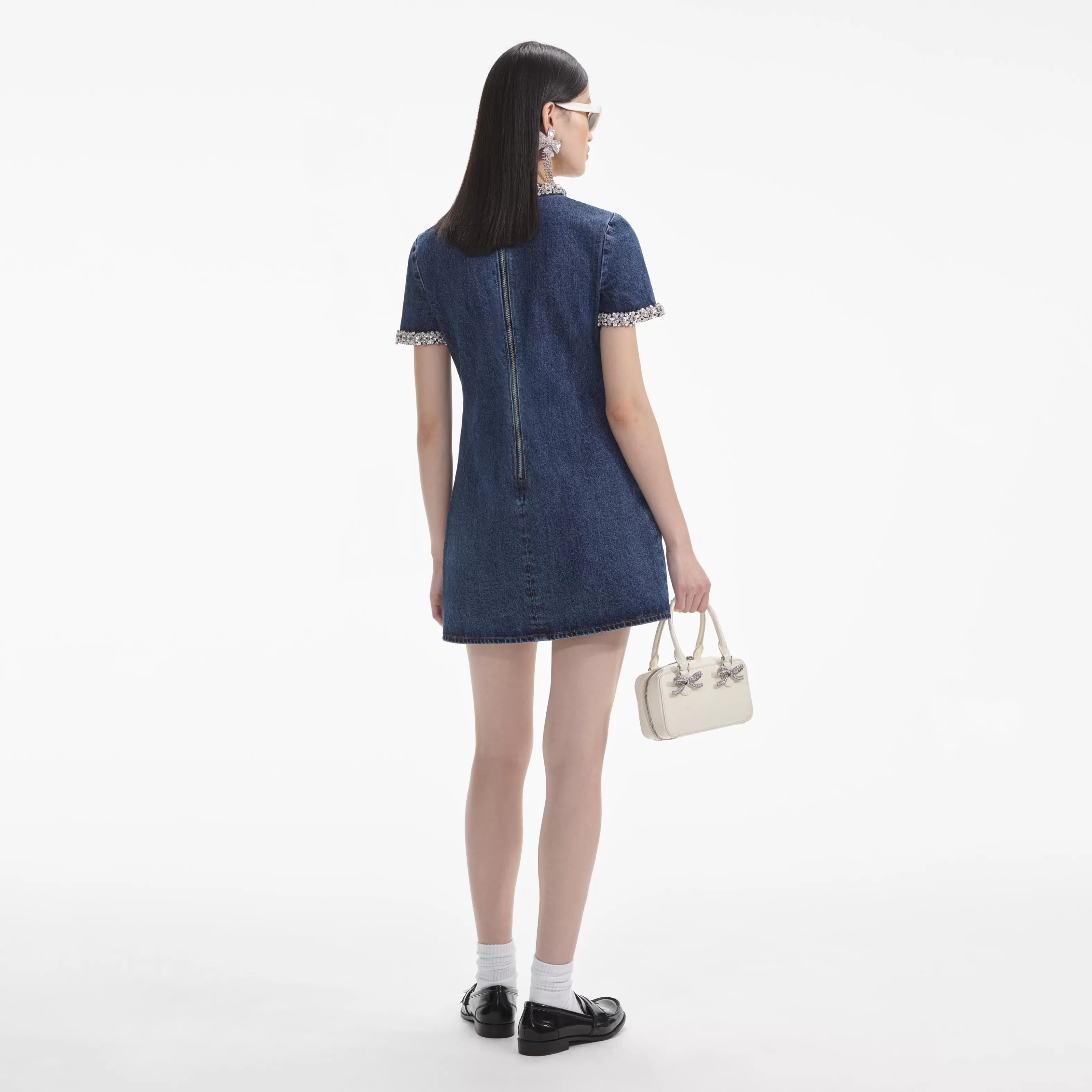 embellished_denim_mini_dress_7705.webp Store Denim Mini Dress Dresses | Denim