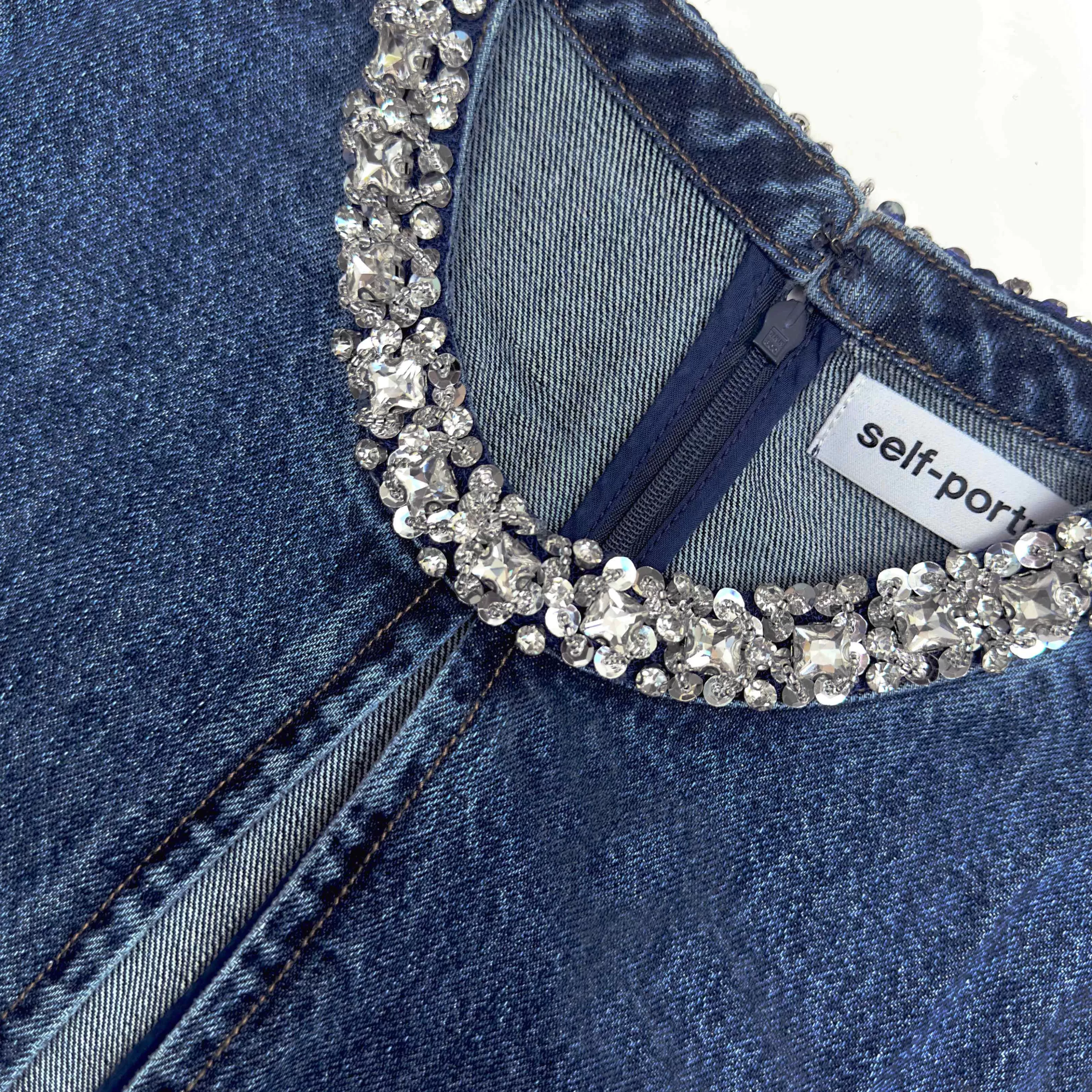 embellished_denim_mini_dress_7708.webp Store Denim Mini Dress Dresses | Denim
