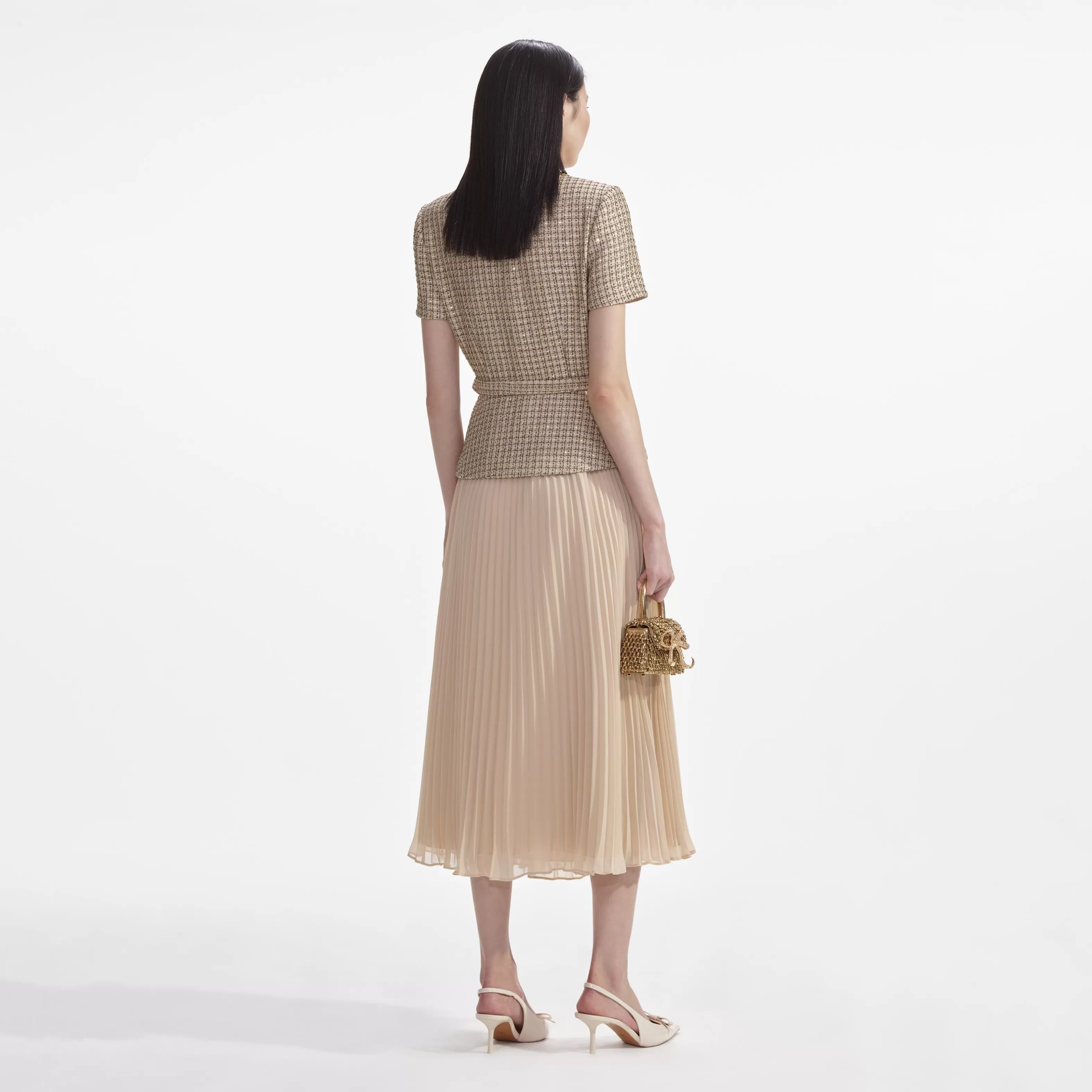 gold_boucle_midi_dress_7798.webp New Boucle Midi Dress Dresses | Exclusives