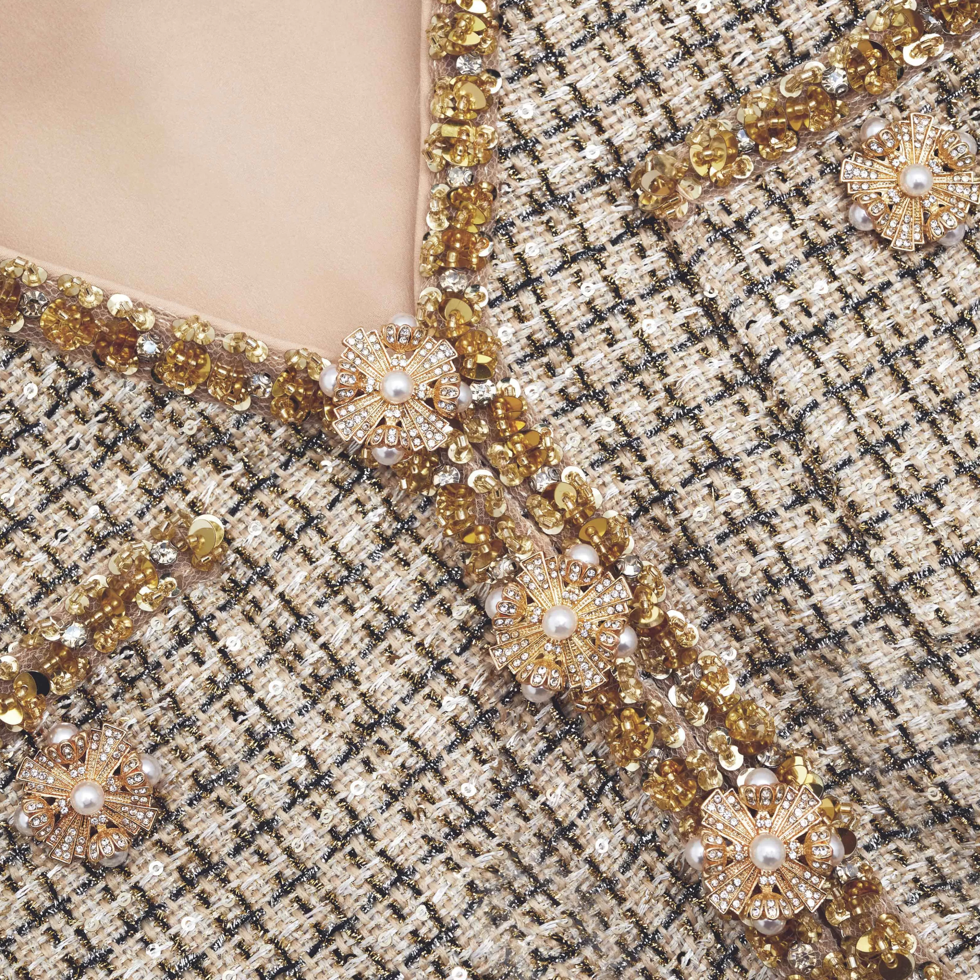 gold_boucle_midi_dress_7801.webp New Boucle Midi Dress Dresses | Exclusives