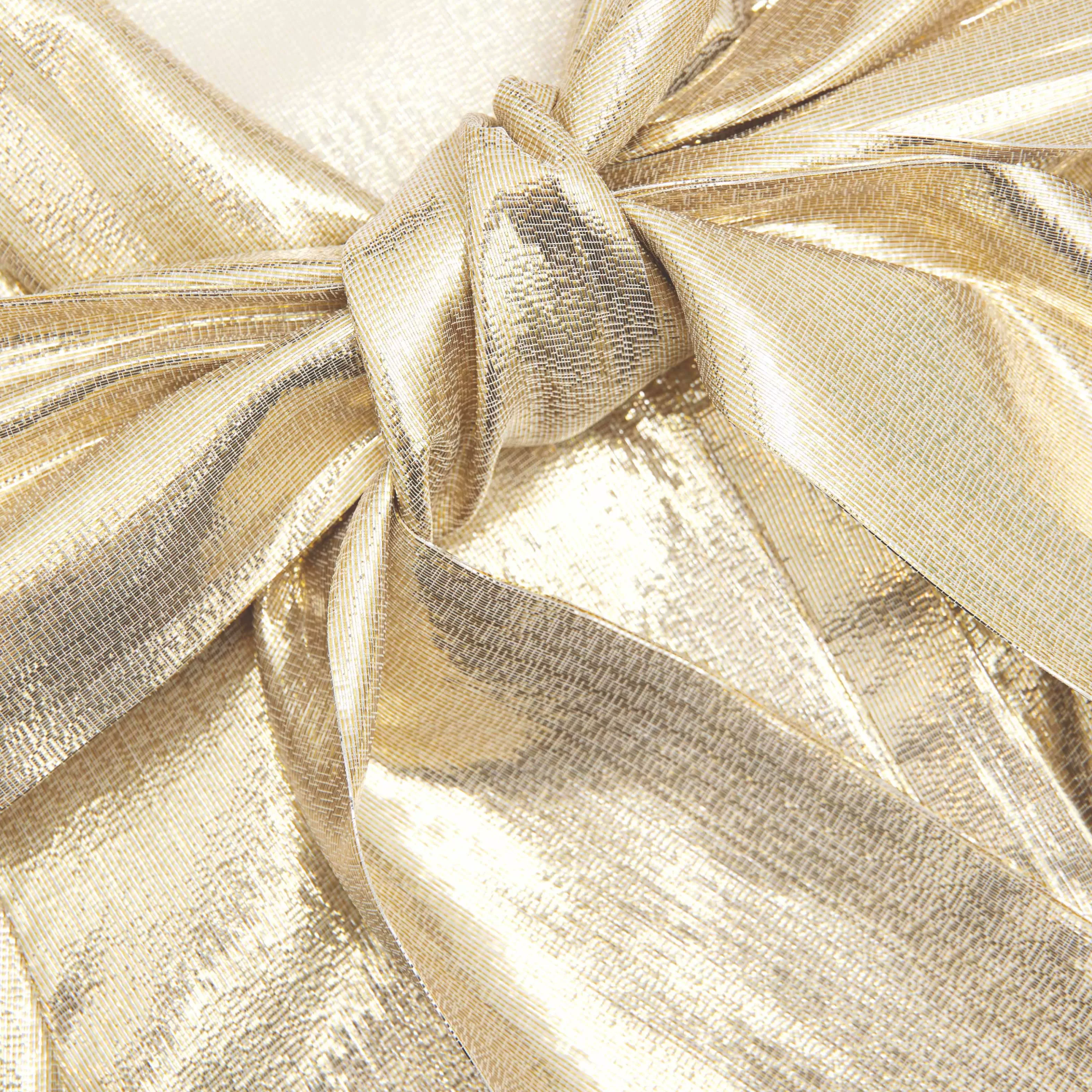 gold_metallic_pussy_bow_blouse_9973.webp Store Metallic Pussy Bow Blouse Tops