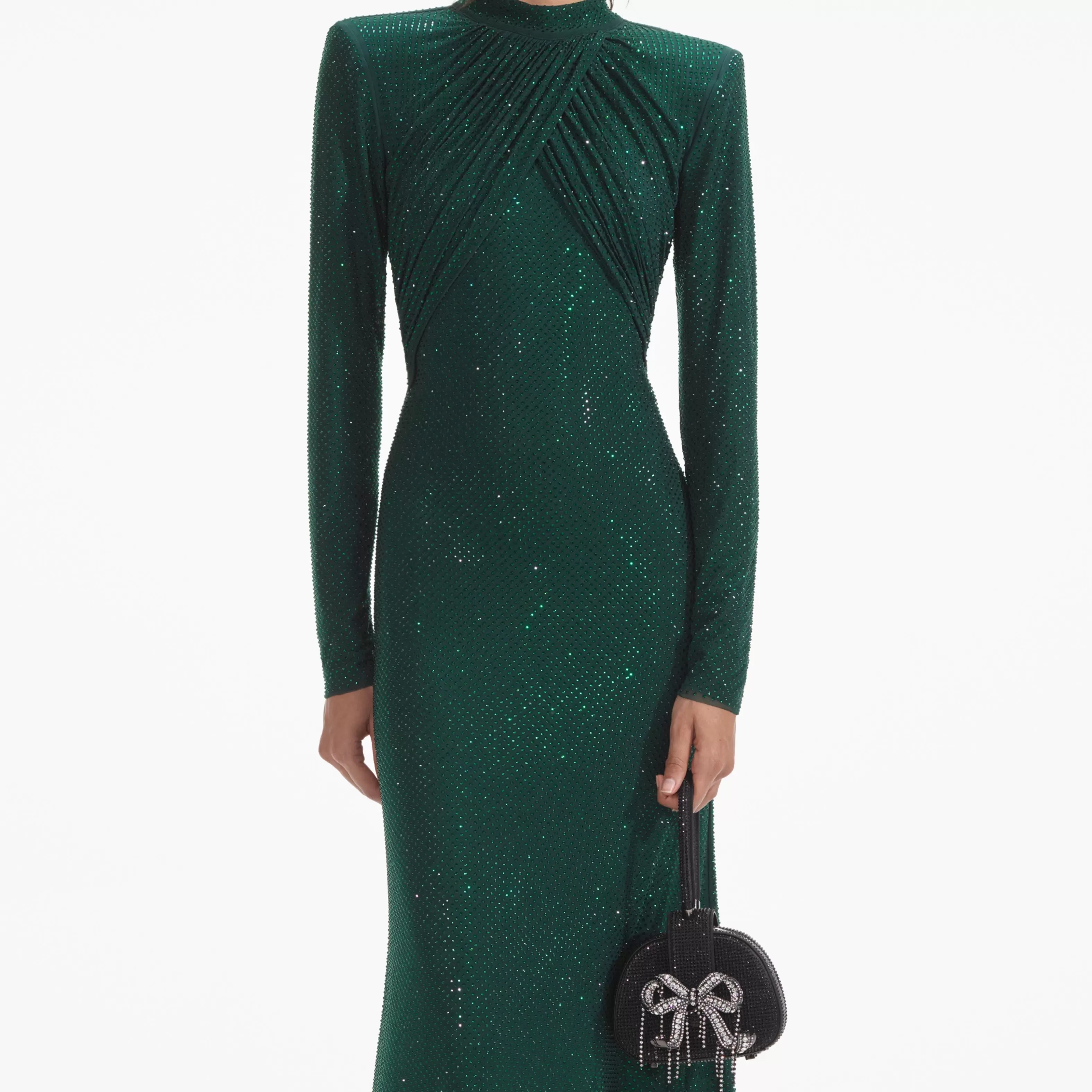 green_rhinestone_mesh_midi_dress_8092.webp Discount Rhinestone Mesh Midi Dress Dresses | Icons