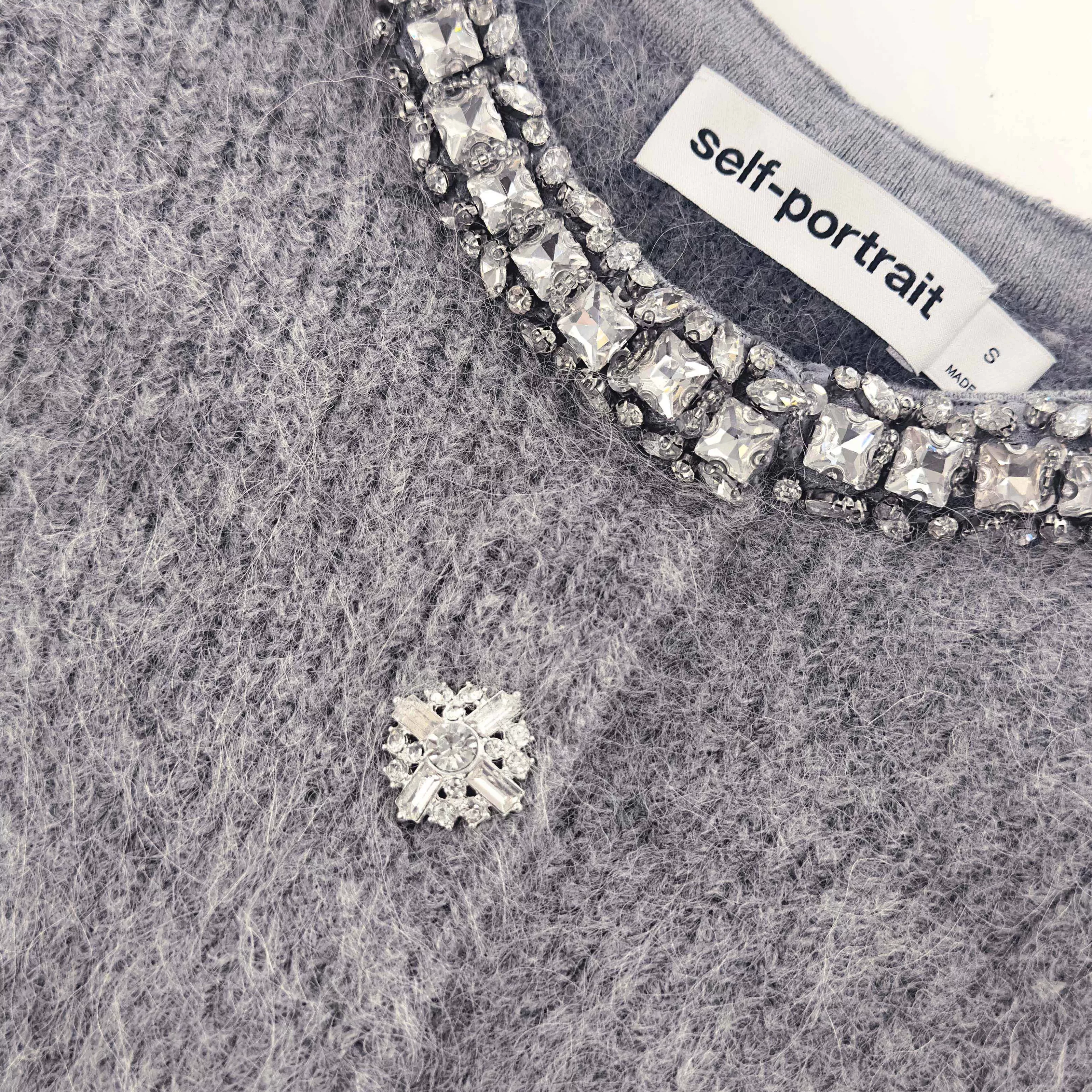 grey_contrast_feather_cardigan_8922.webp New Contrast Feather Cardigan Knitwear | Tops