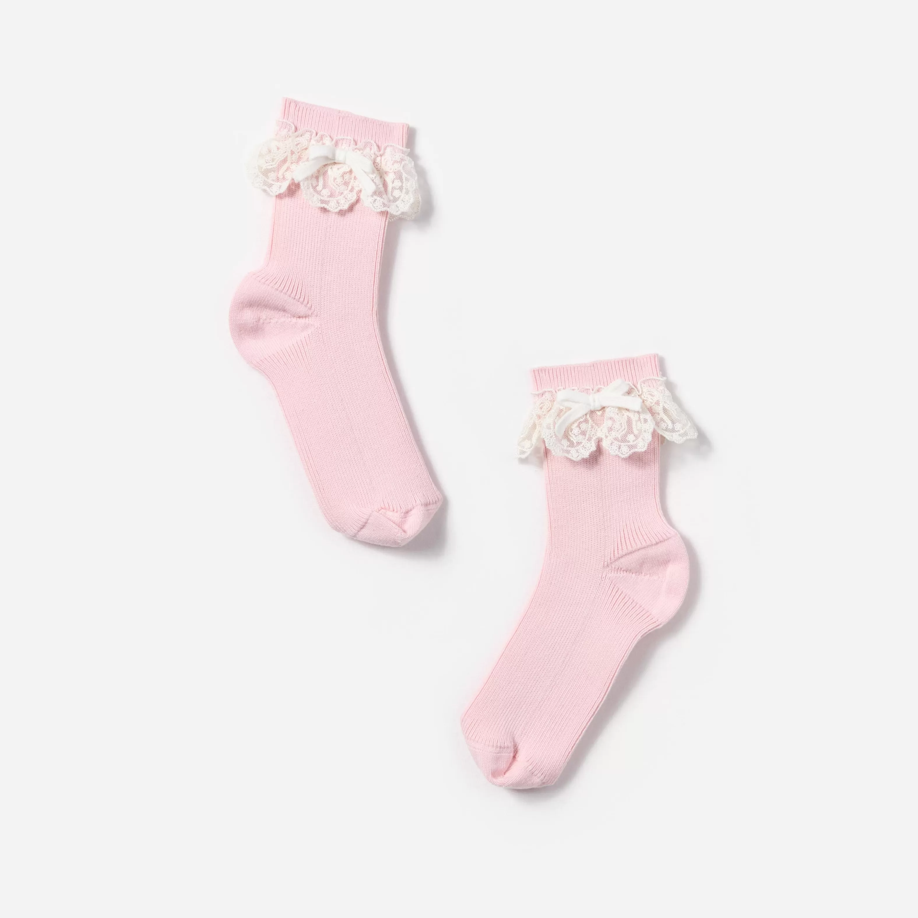 lace_trim_bow_socks_11853.webp Hot Trim Bow Socks Kids Kids