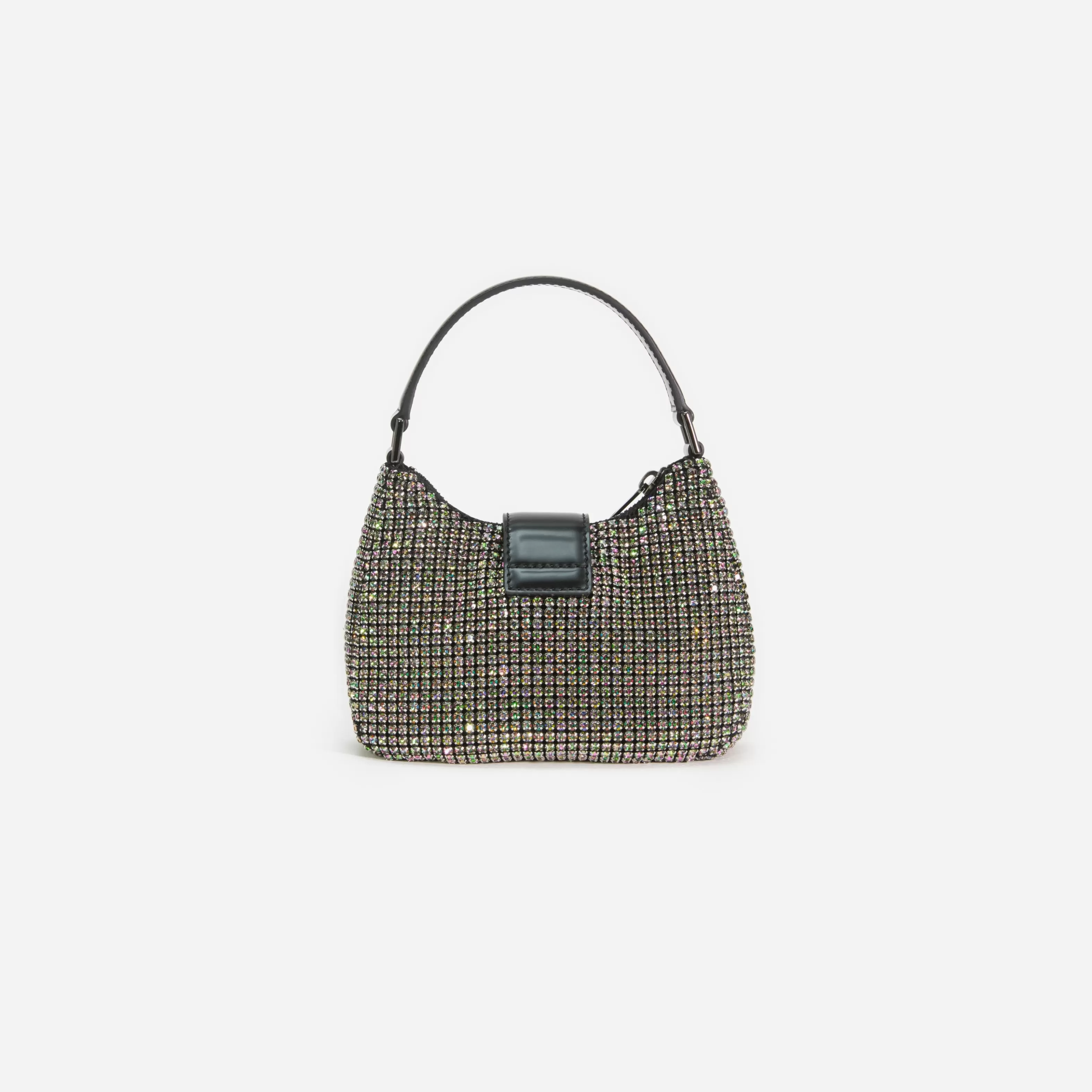 multi_rhinestone_chainmail_crescent_bag_11537.webp Fashion Rhinestone Chainmail Crescent Bag Handbags