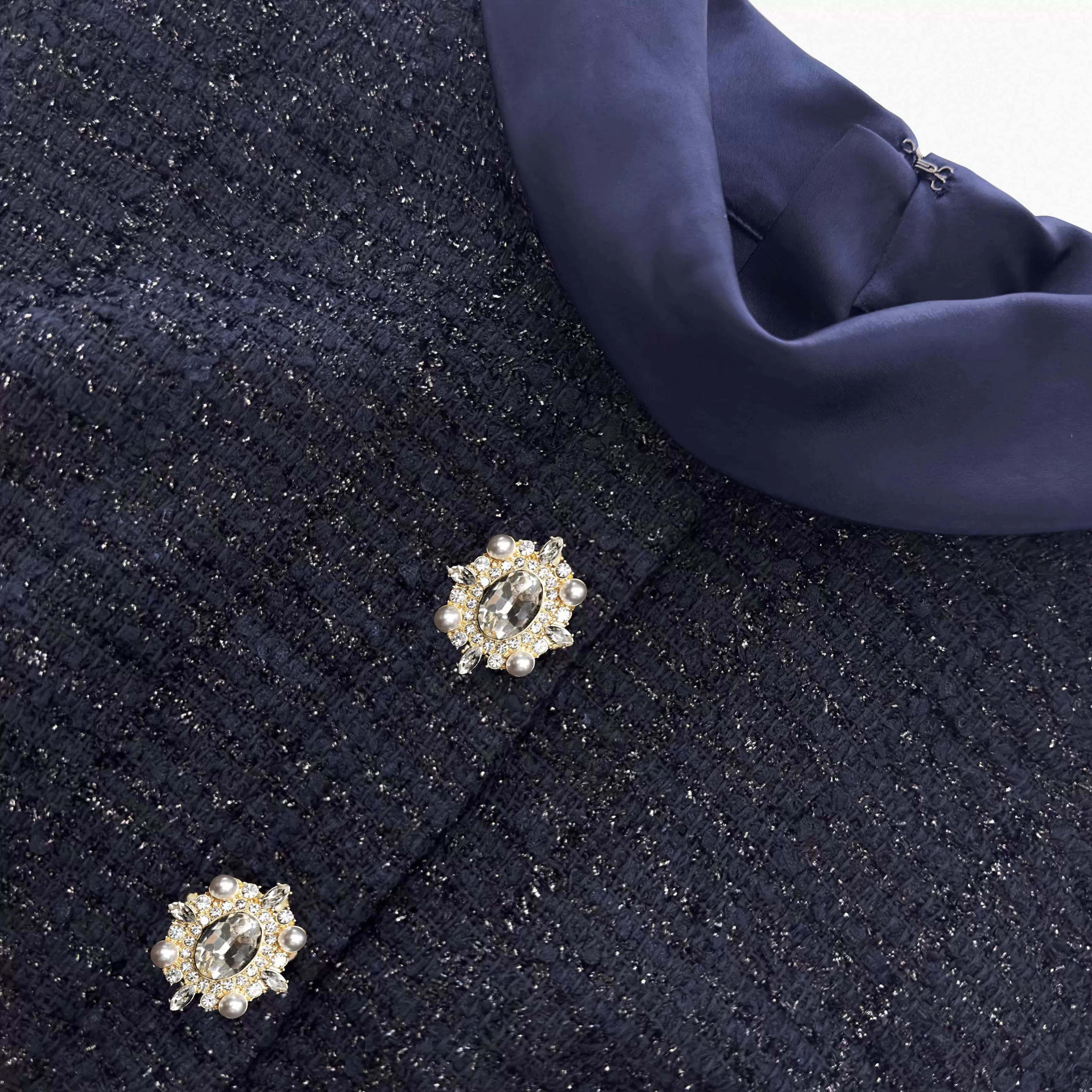 navy_metallic_boucle_maxi_dress_6285.webp New Metallic Boucle Maxi Dress Dresses