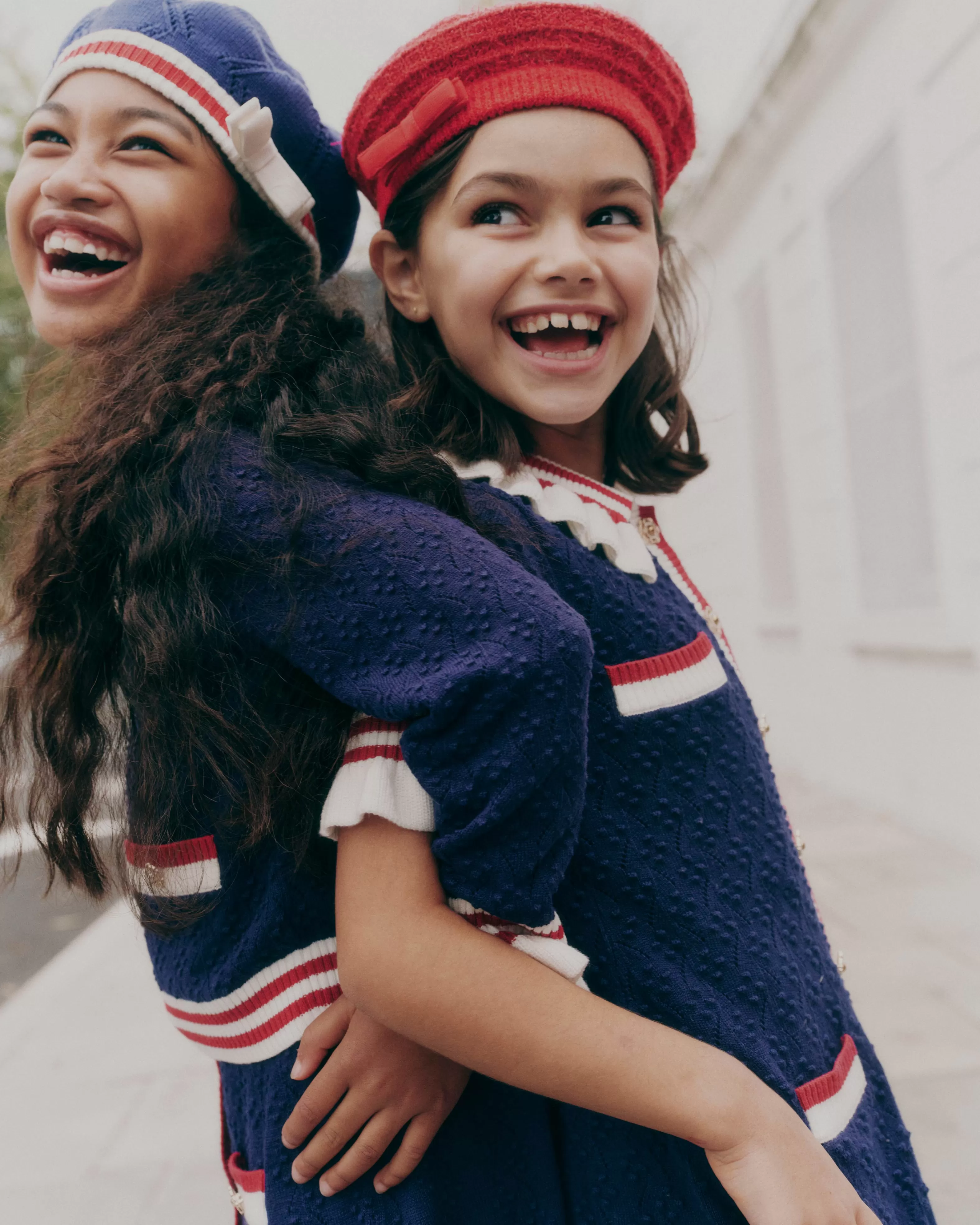 navy_textured_knit_beret_11801.webp New Textured Knit Beret Kids Kids
